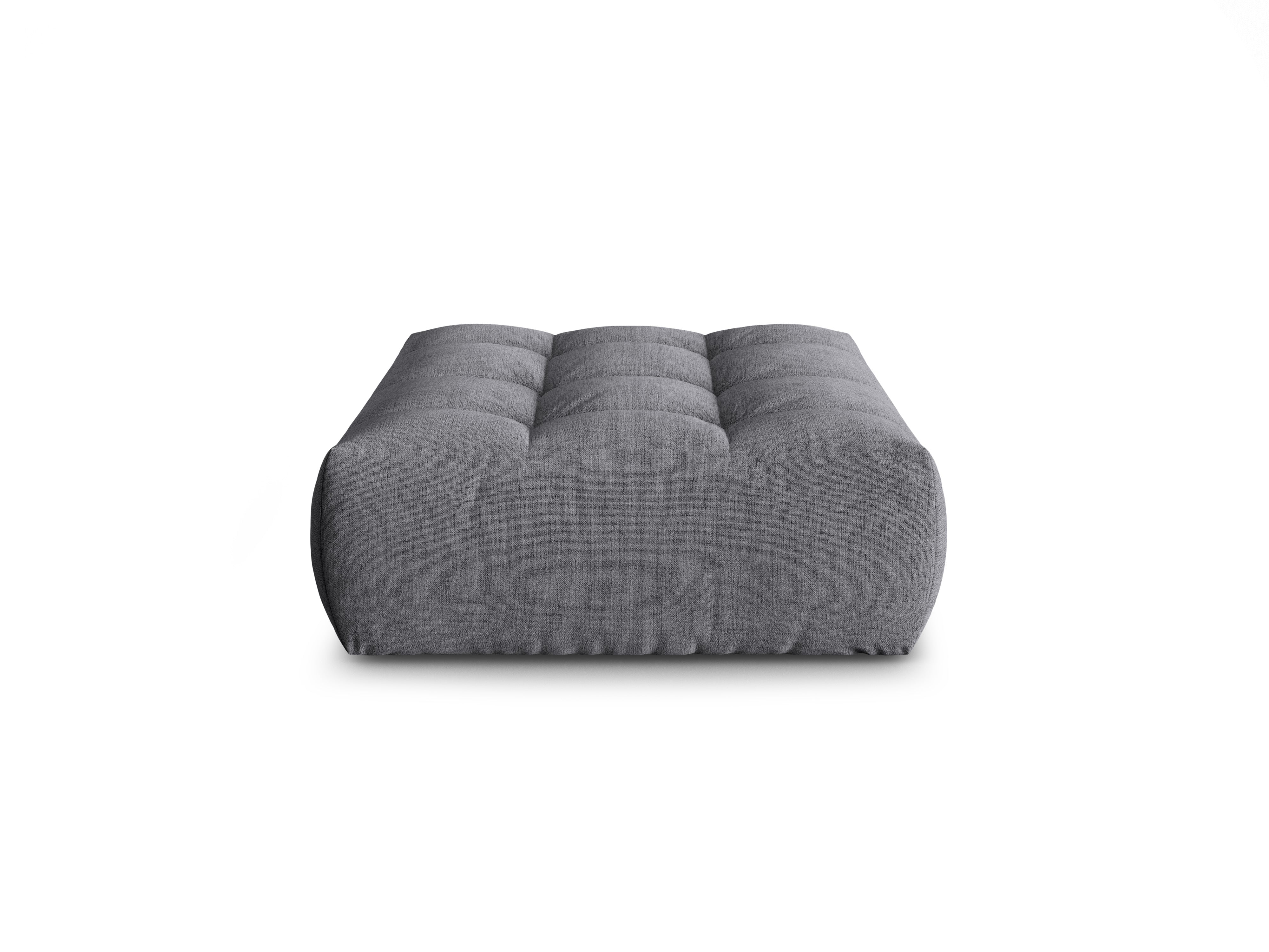 Bloom Puff Gray Chenille