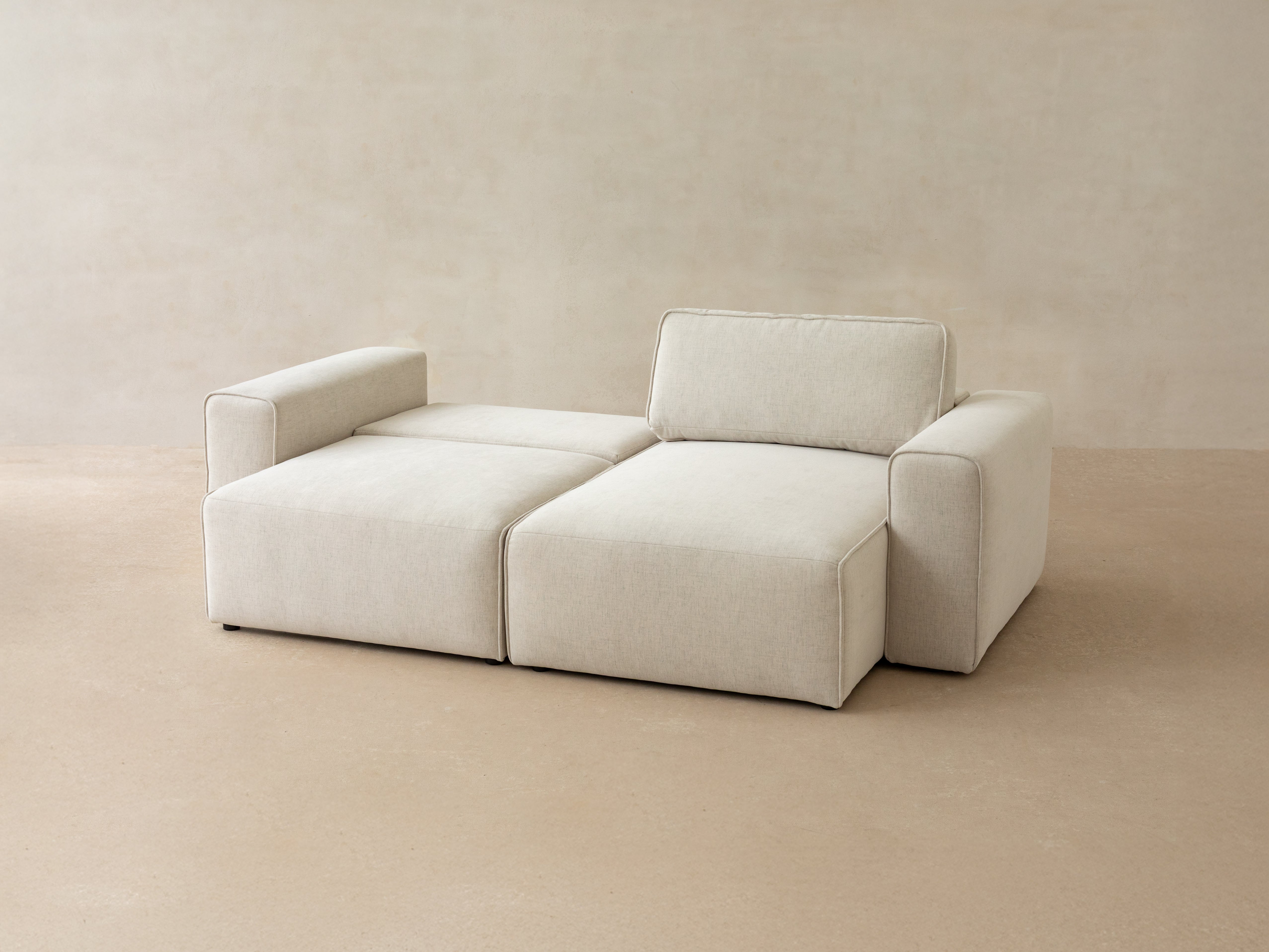 Narożnik aksamitny lewostronny 3-osobowy z funkcją spania VICTOR czarny