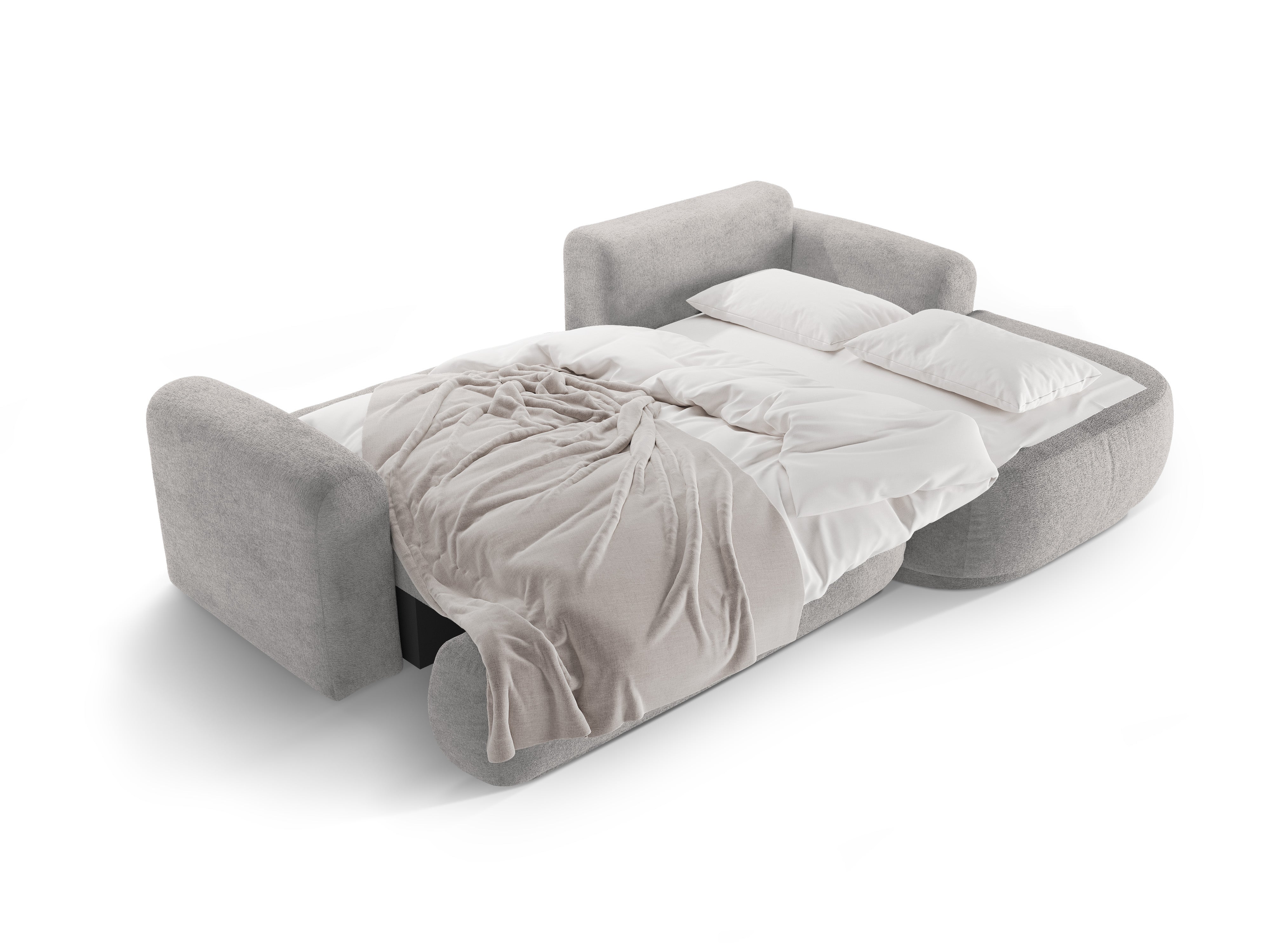 Right -sided corner with sleeping function Ella Jasnoszary