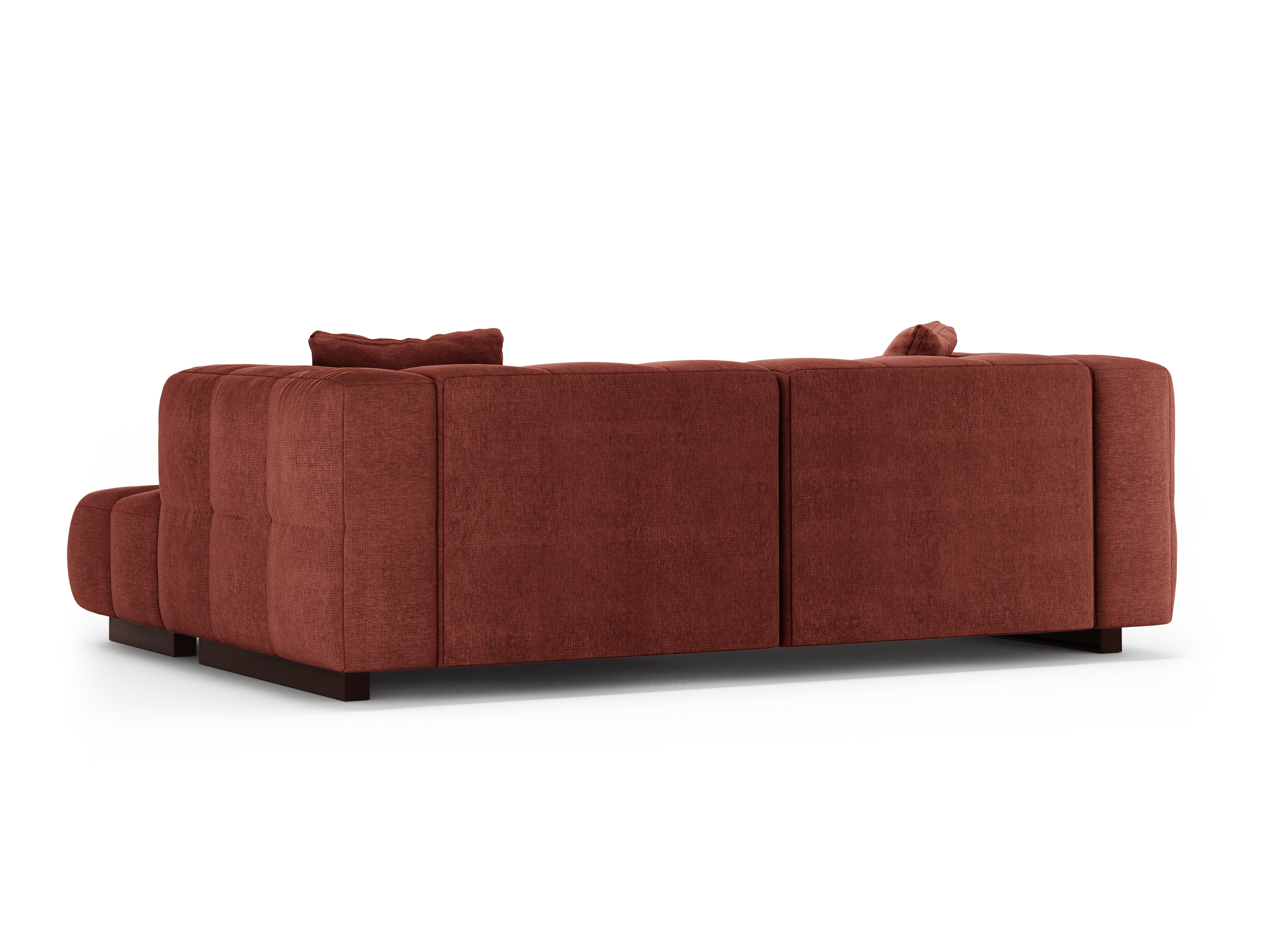 Right-facing corner sofa bed PUMA coral
