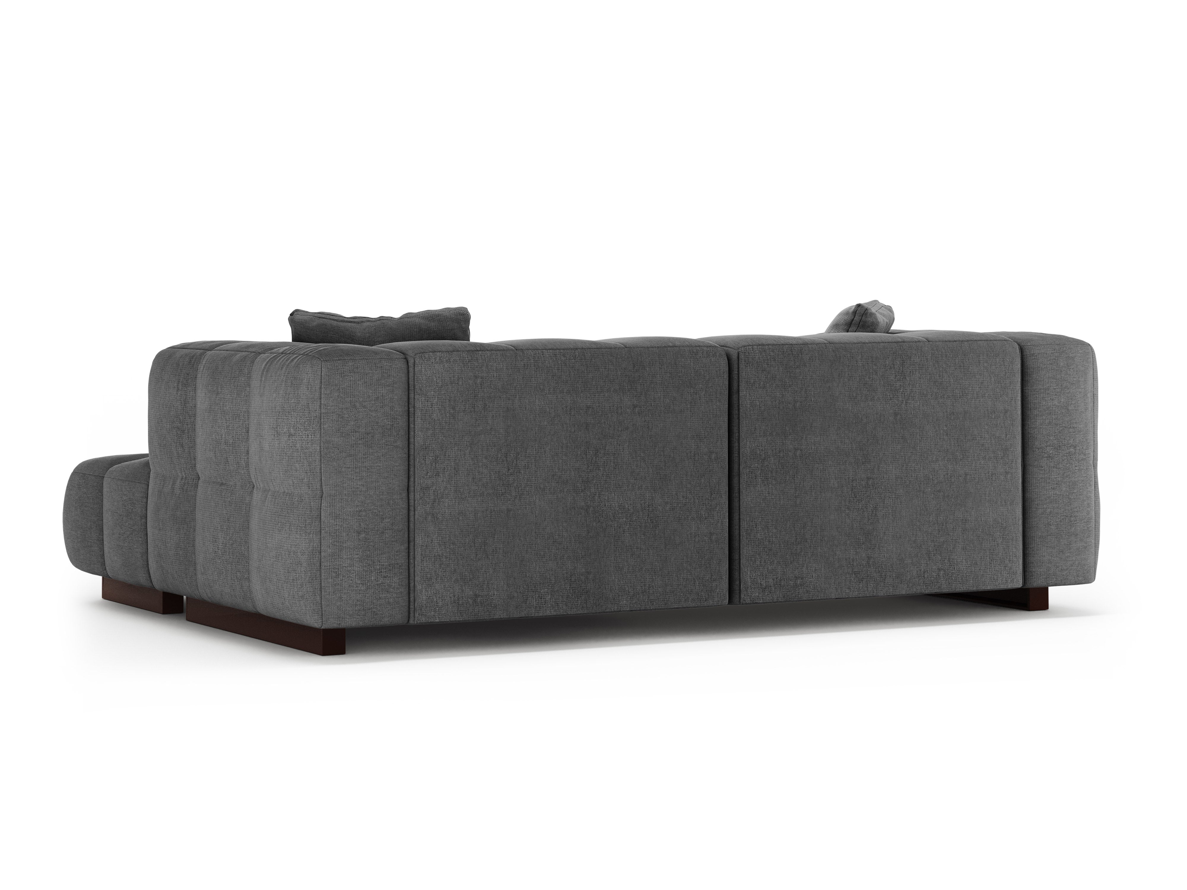 Right-sided corner sofa bed PUMA gray