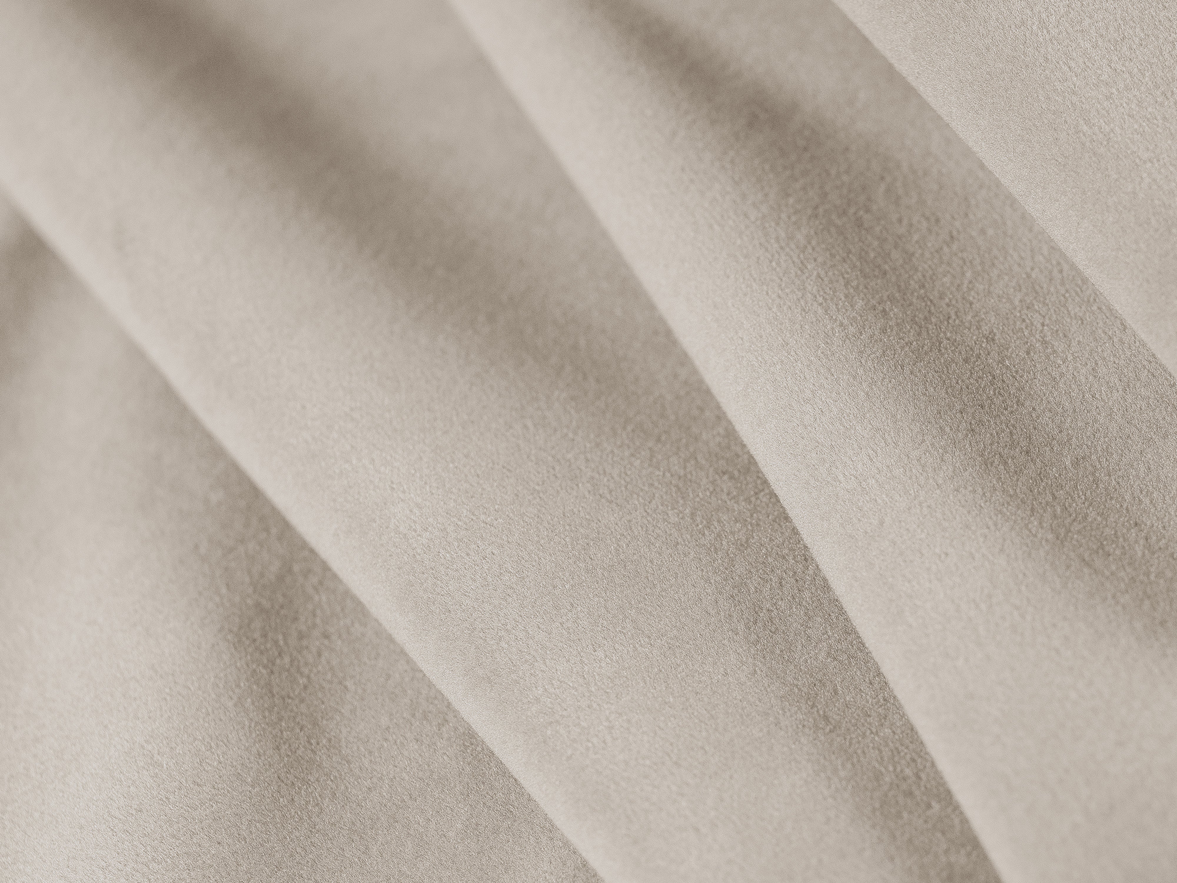 Velvet corner of 4-person right-hand Torino Ecru
