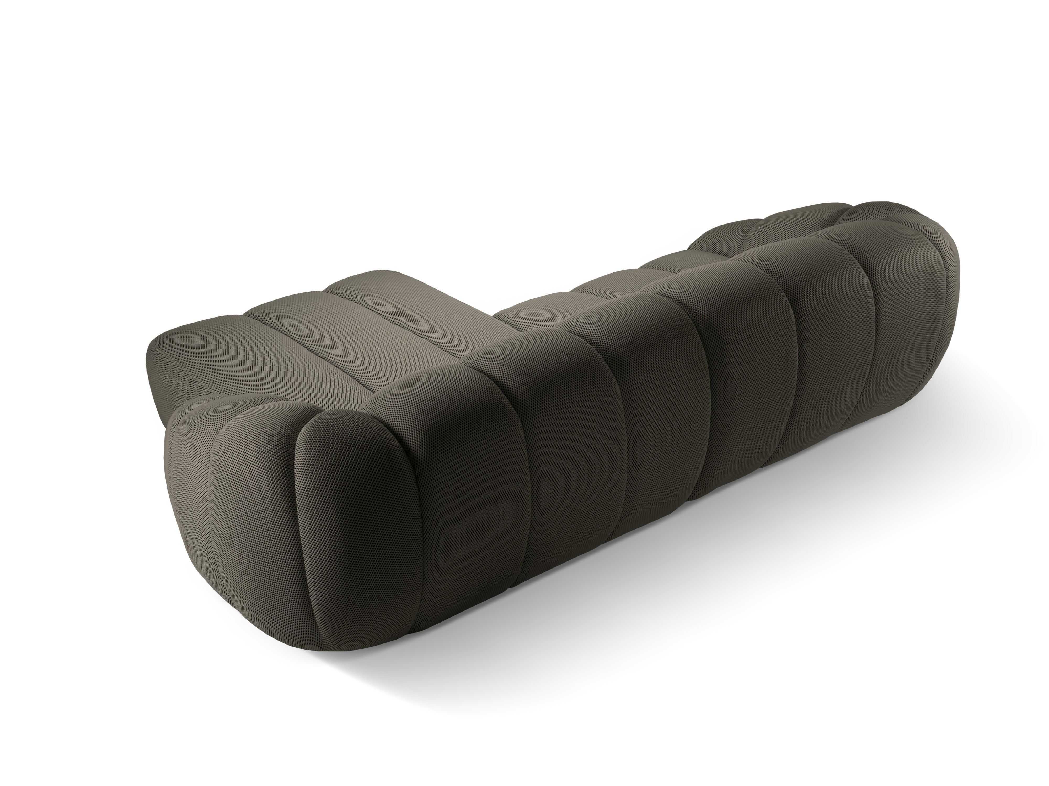 Rohová sedačka pre 4 osoby pravostranná DIANA oceľová