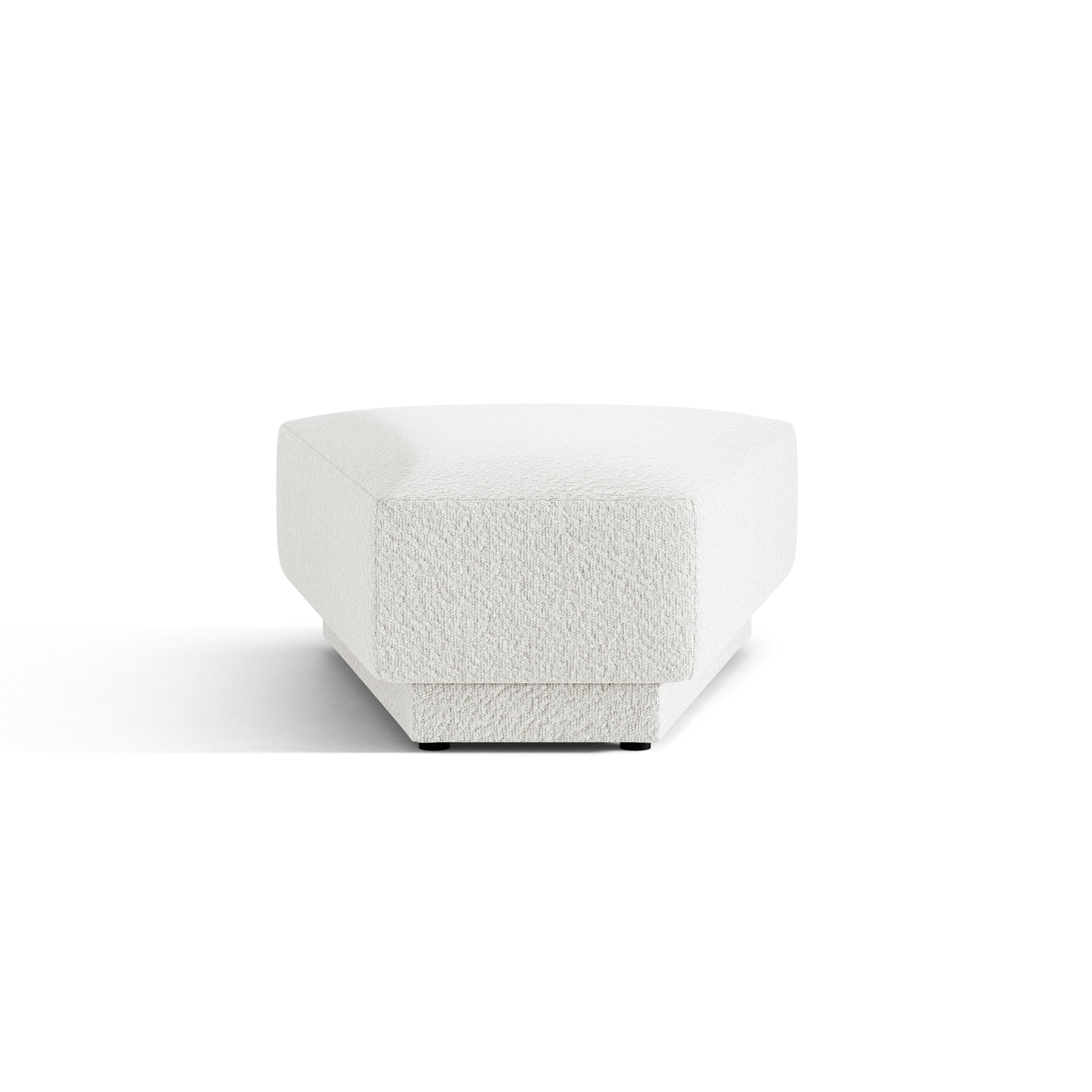 Puf / modul MILEY biely boucle
