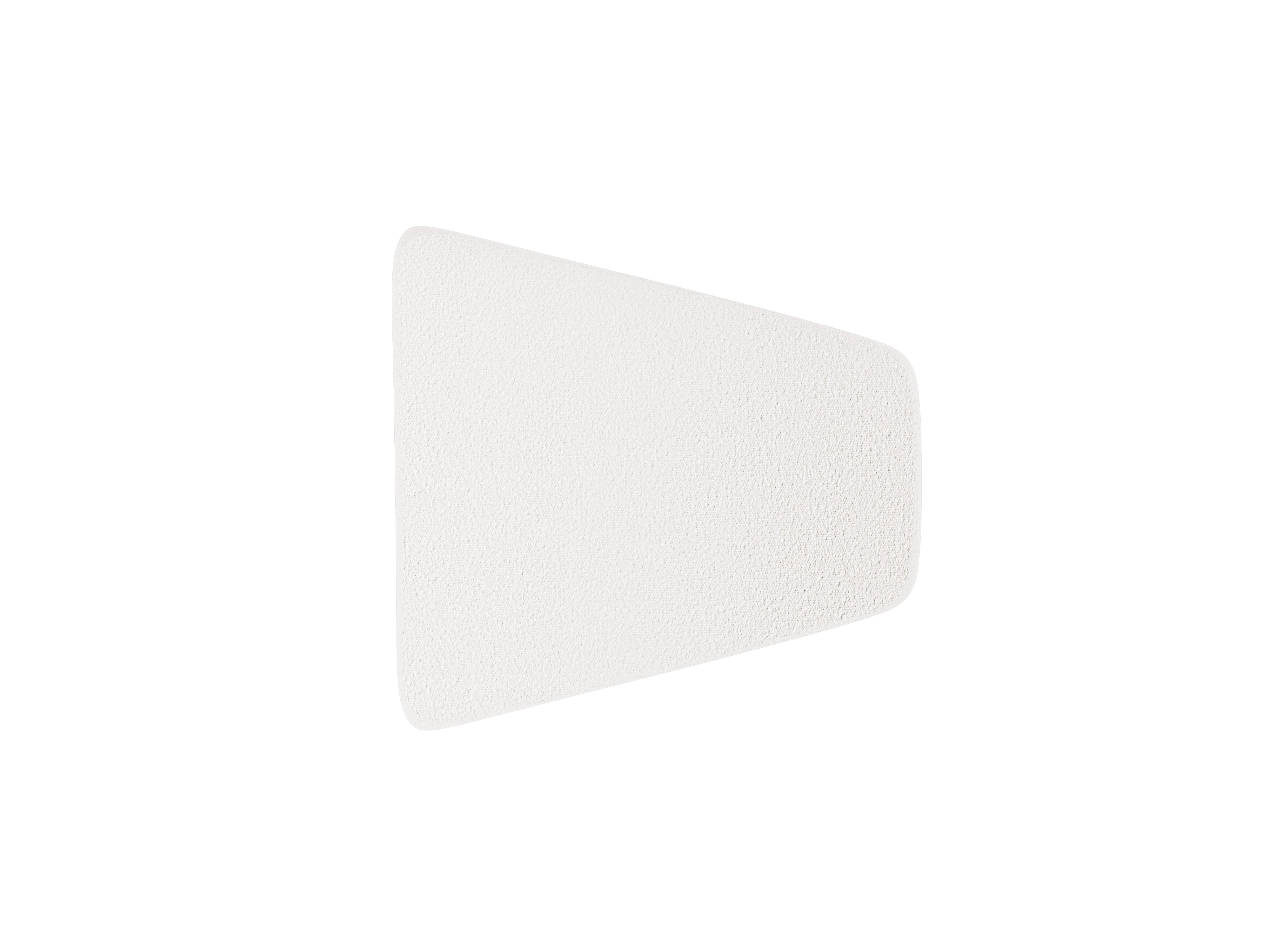 Puf / modul MILEY biely boucle