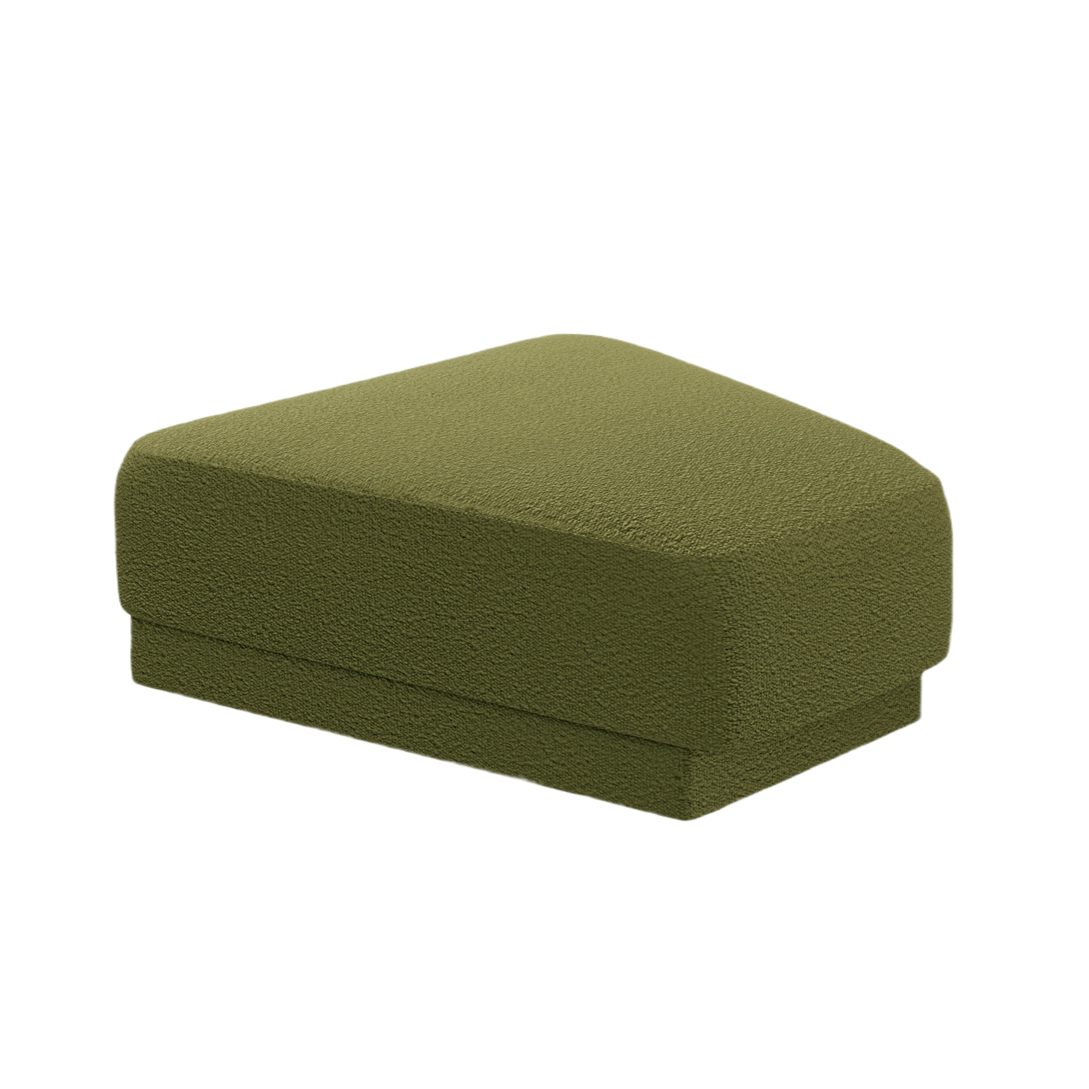 Pouf / module MILEY green boucle