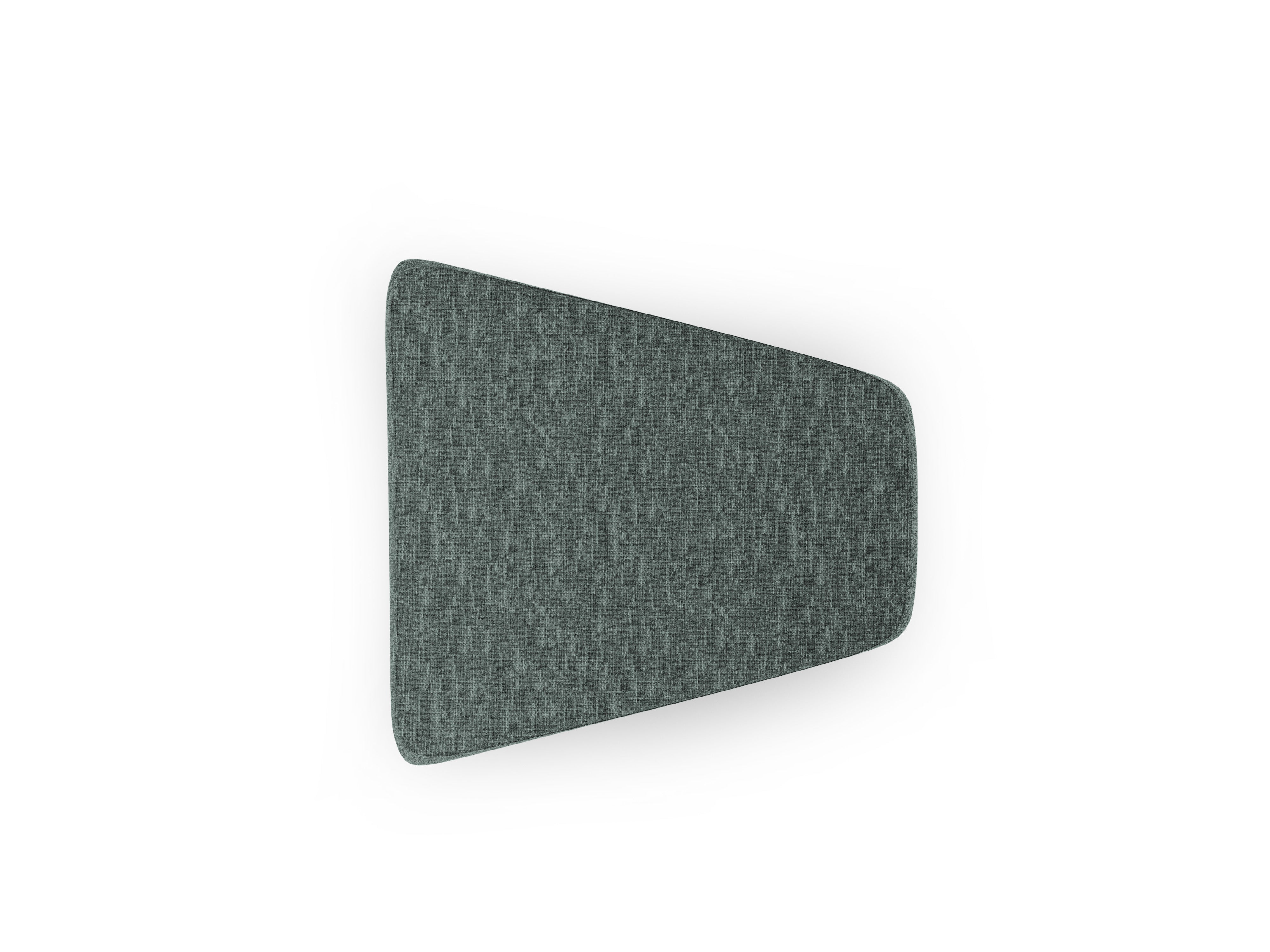 Puf / modul MILEY modrý petrol s jemným šenilom