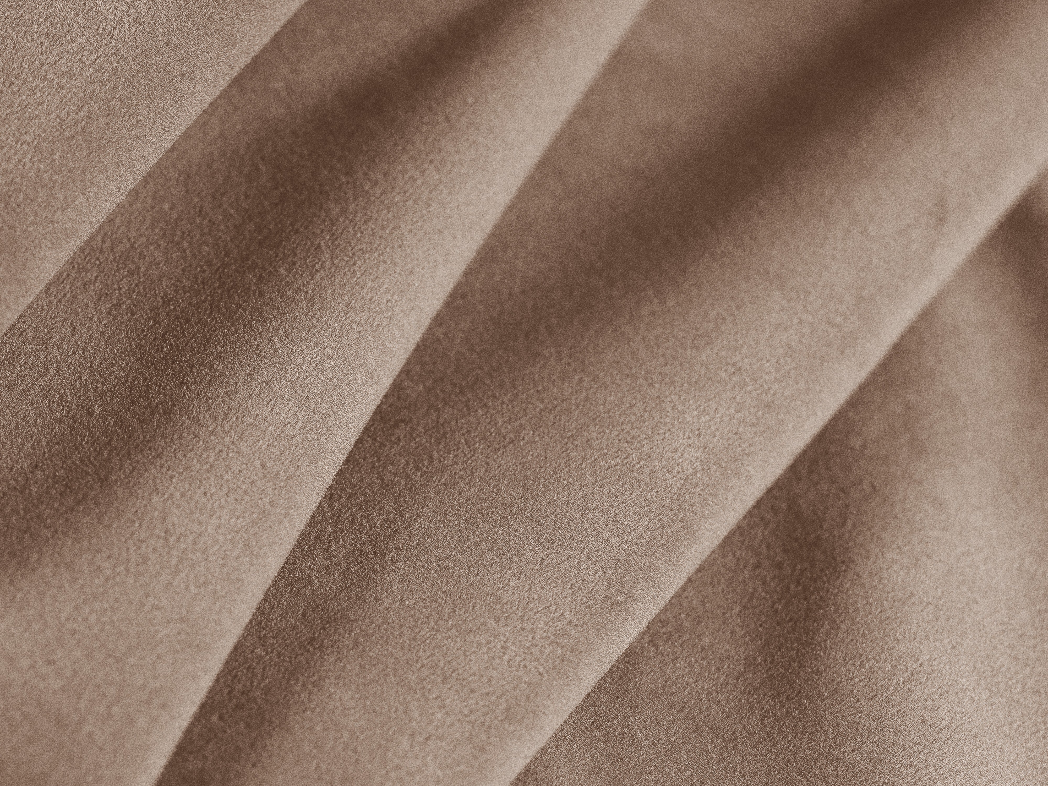 Right-facing velvet modular corner sofa for 7 people MILEY cappuccino