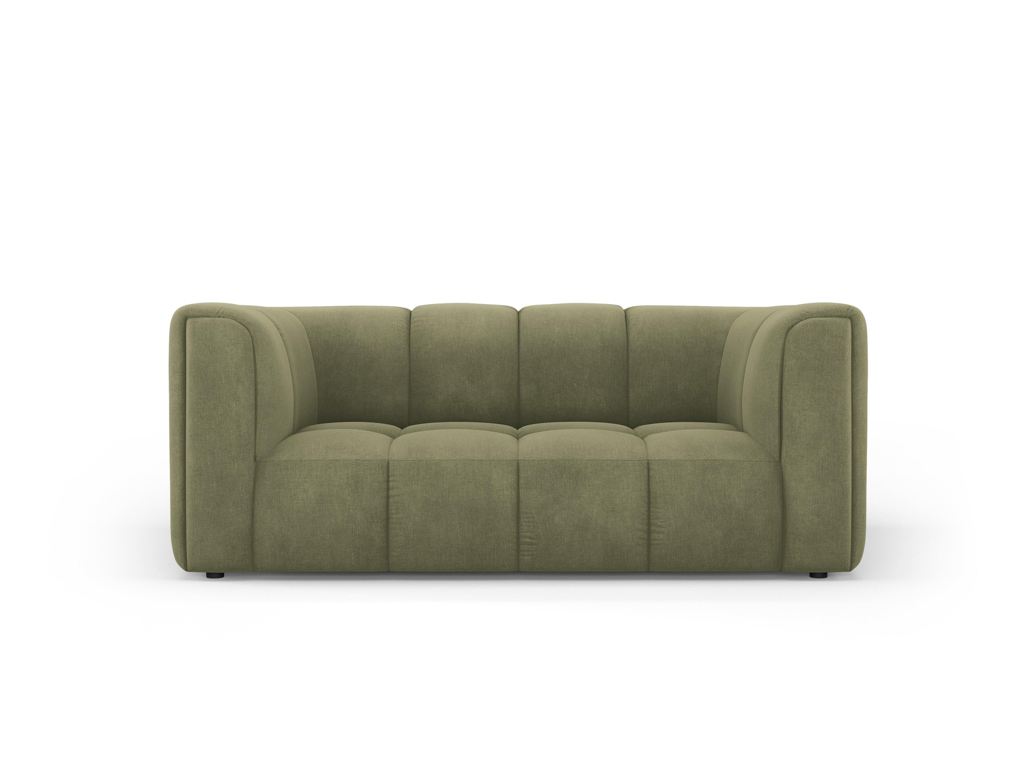 FRANCESCA 2-seater sofa light green chenille Milo Casa Eye on Design