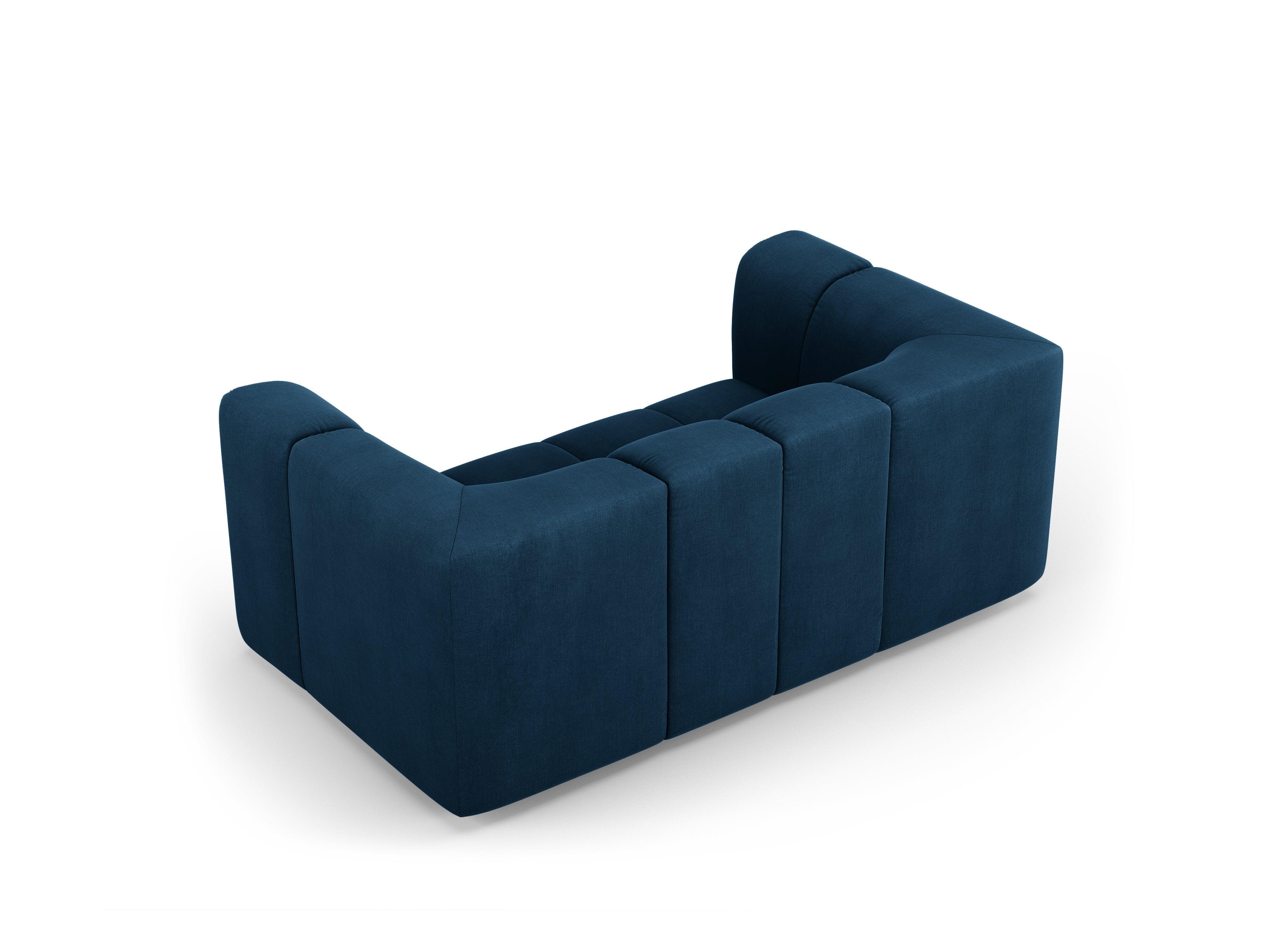 FRANCESCA 2 seater sofa royal blue chenille Milo Casa Eye on Design