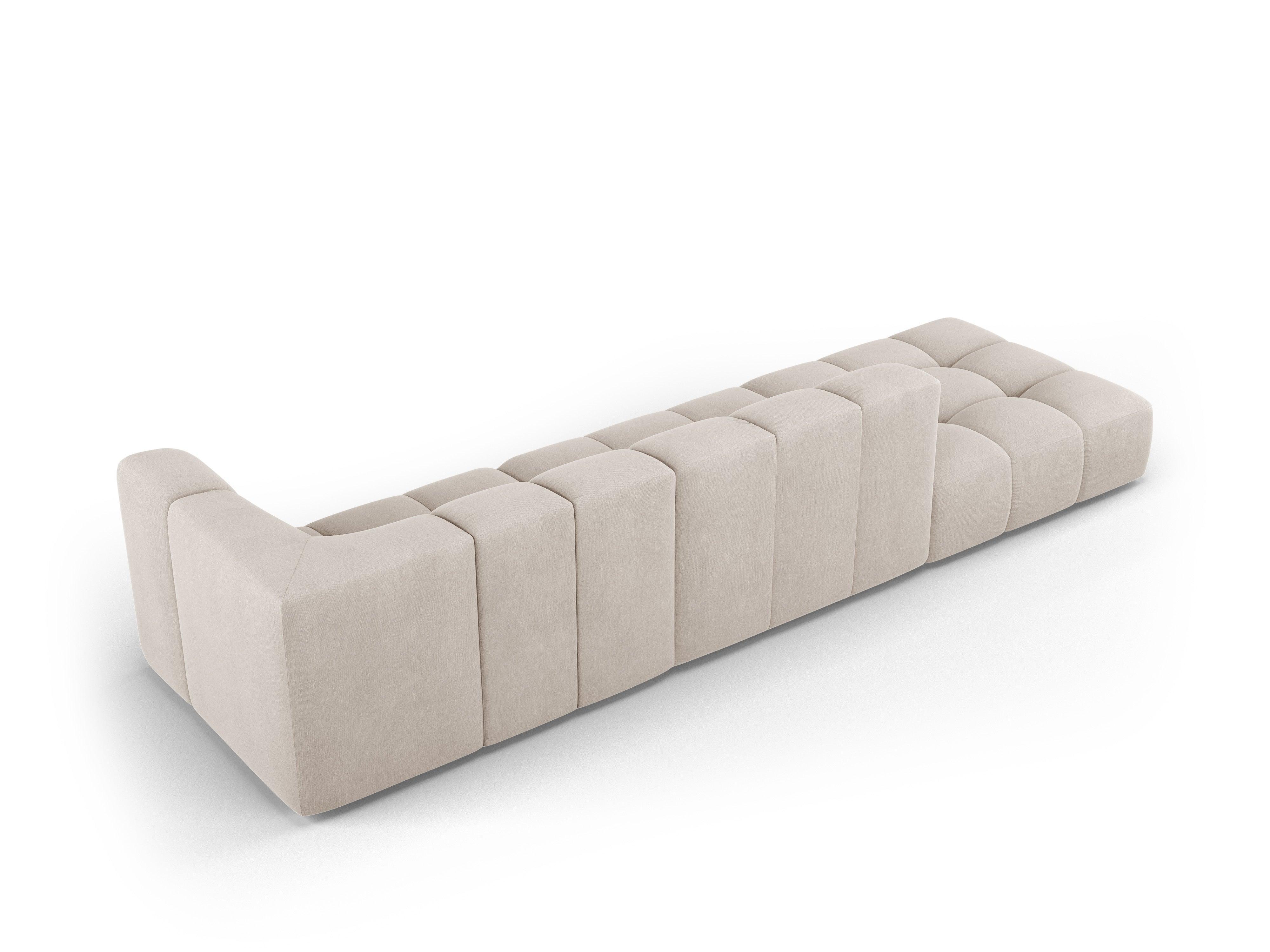 Sofa left FRANCESCA beige chenille Milo Casa Eye on Design