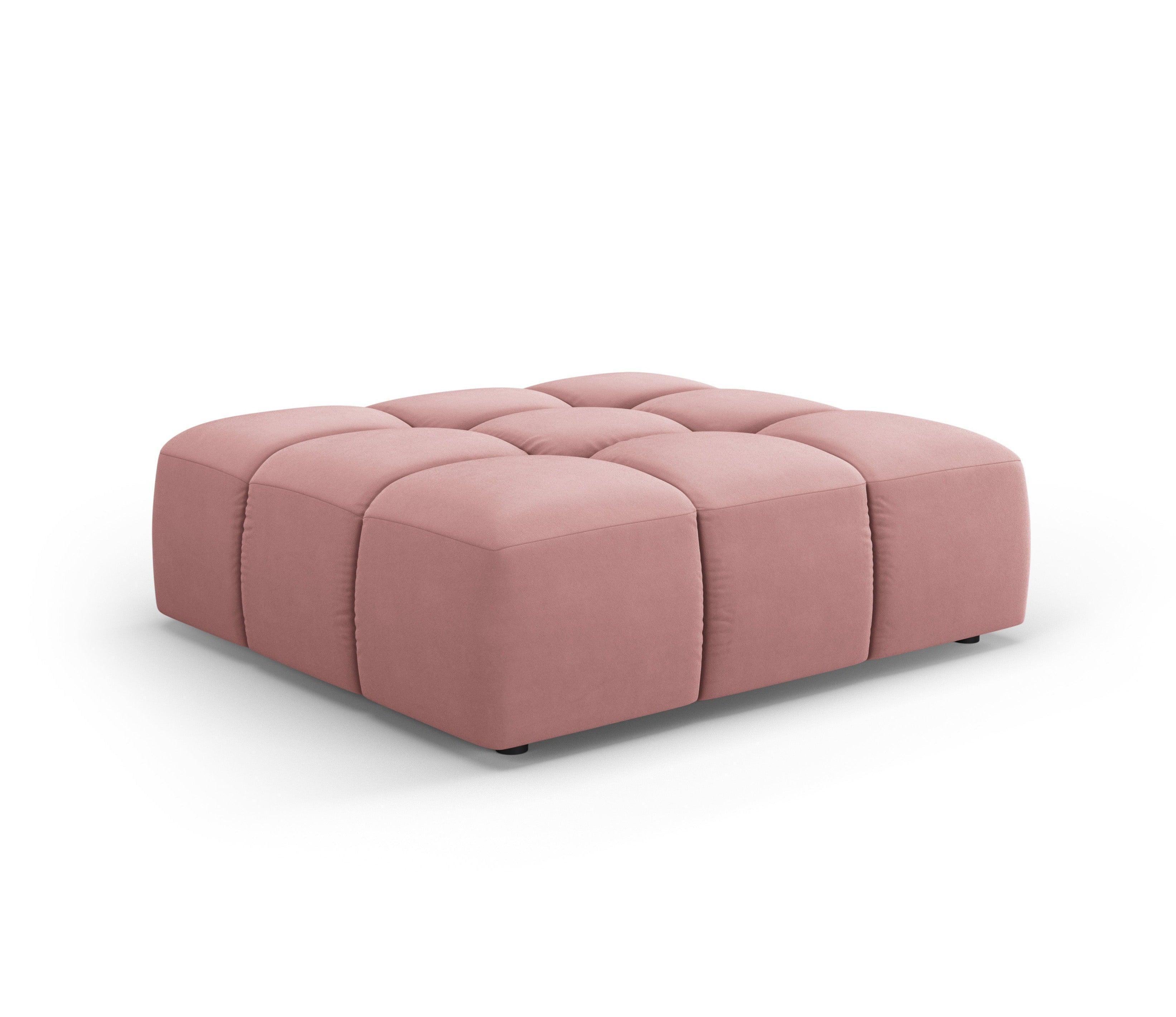 FRANCESCA velvet pouffe pink Milo Casa Eye on Design