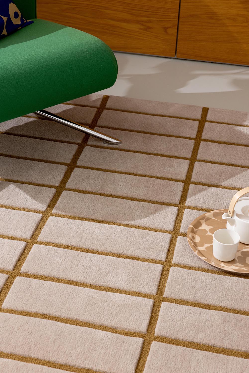 Koberec TILISKIVI BRONZOVO ŽLTÝ béžový