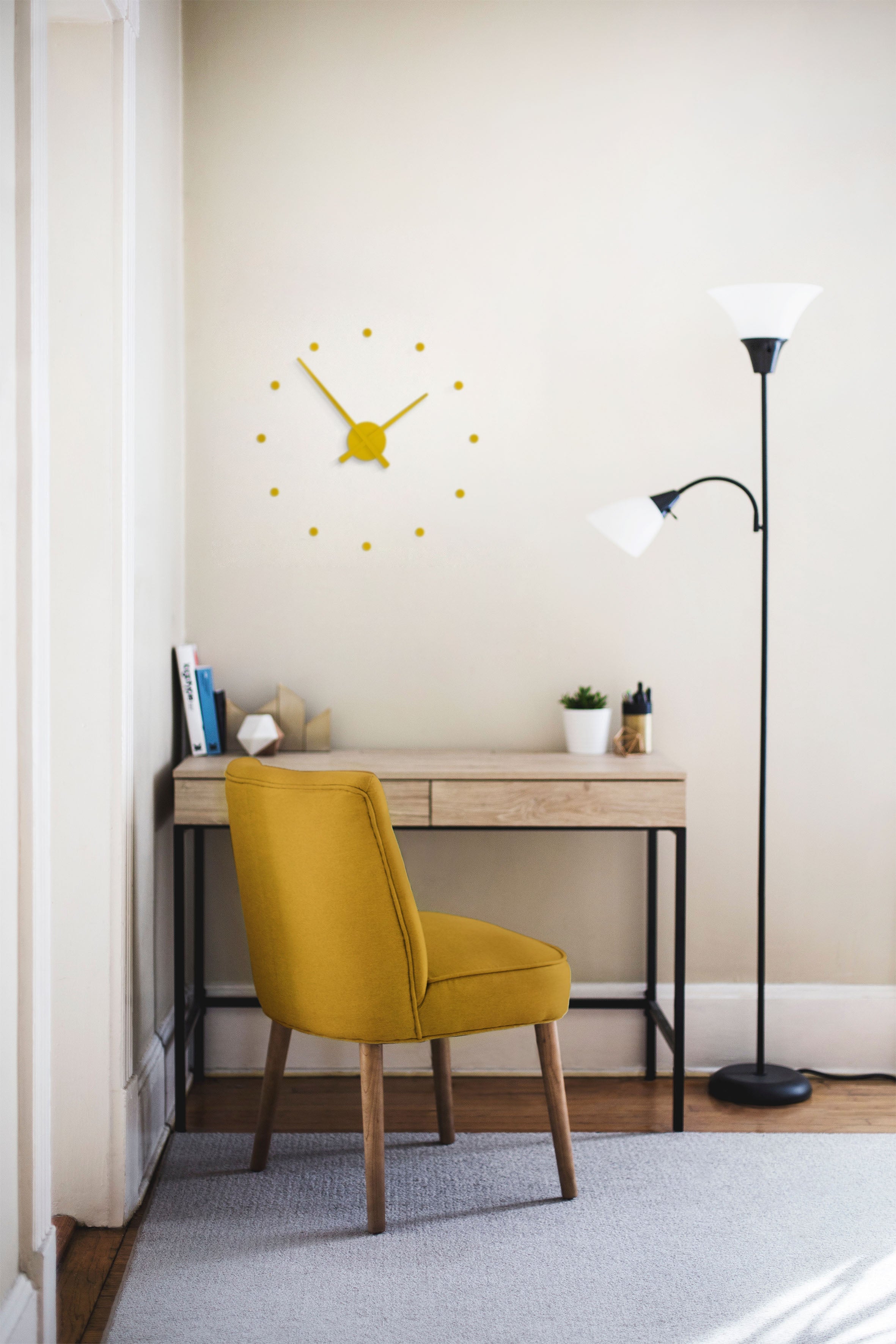 Mustard OJ MINI Wall Clock