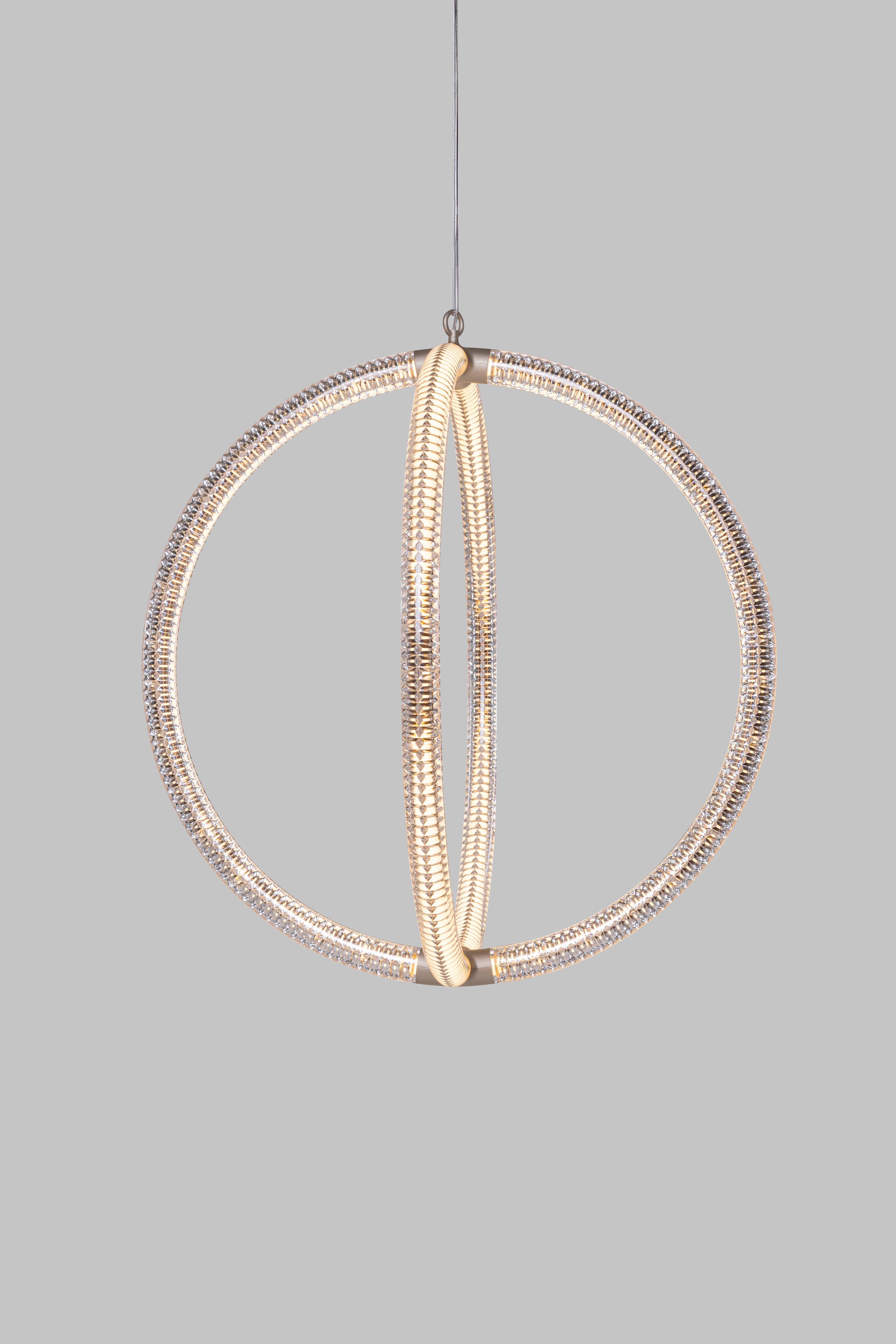 Závesná lampa LUMINORA priehľadná