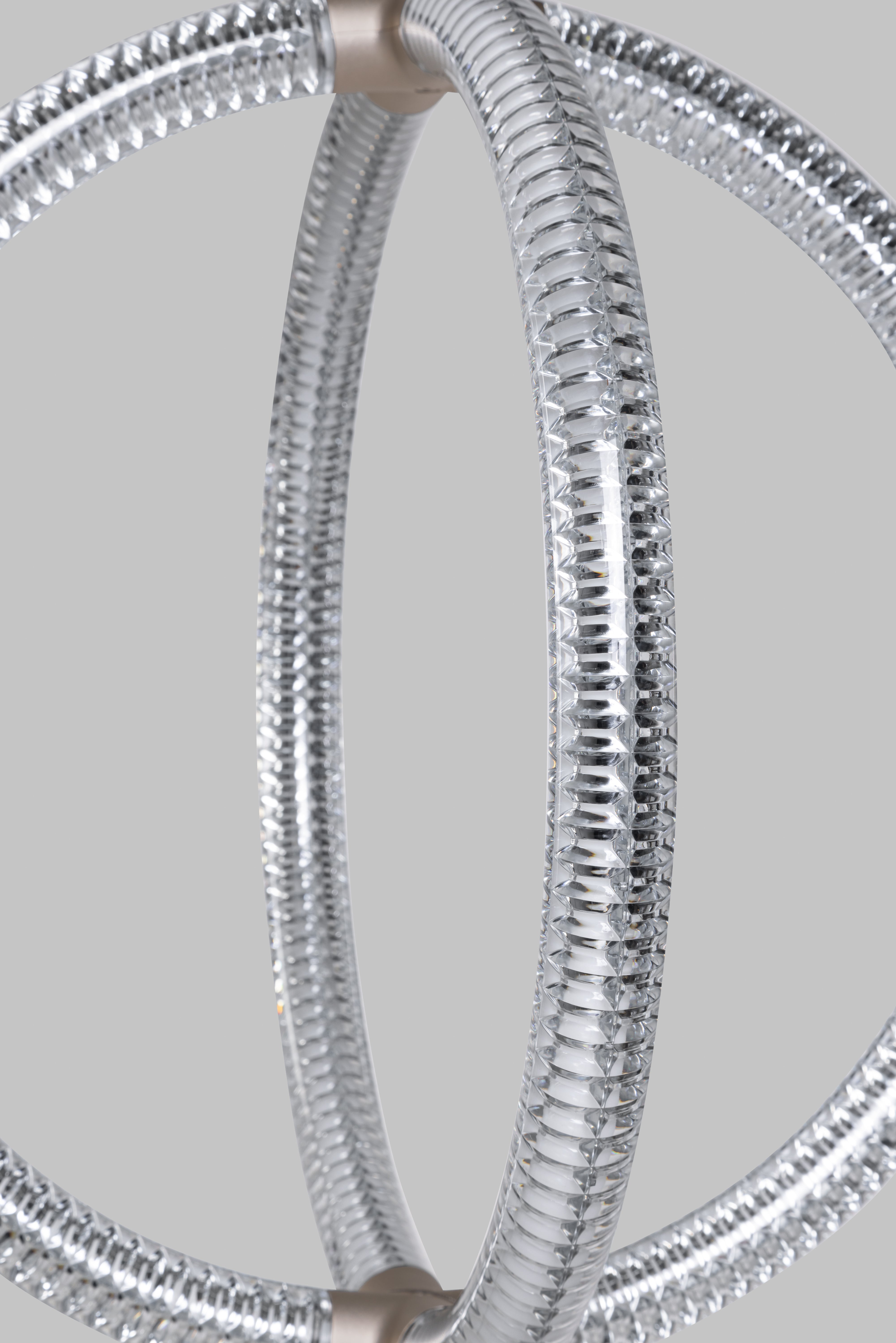 Závesná lampa LUMINORA priehľadná