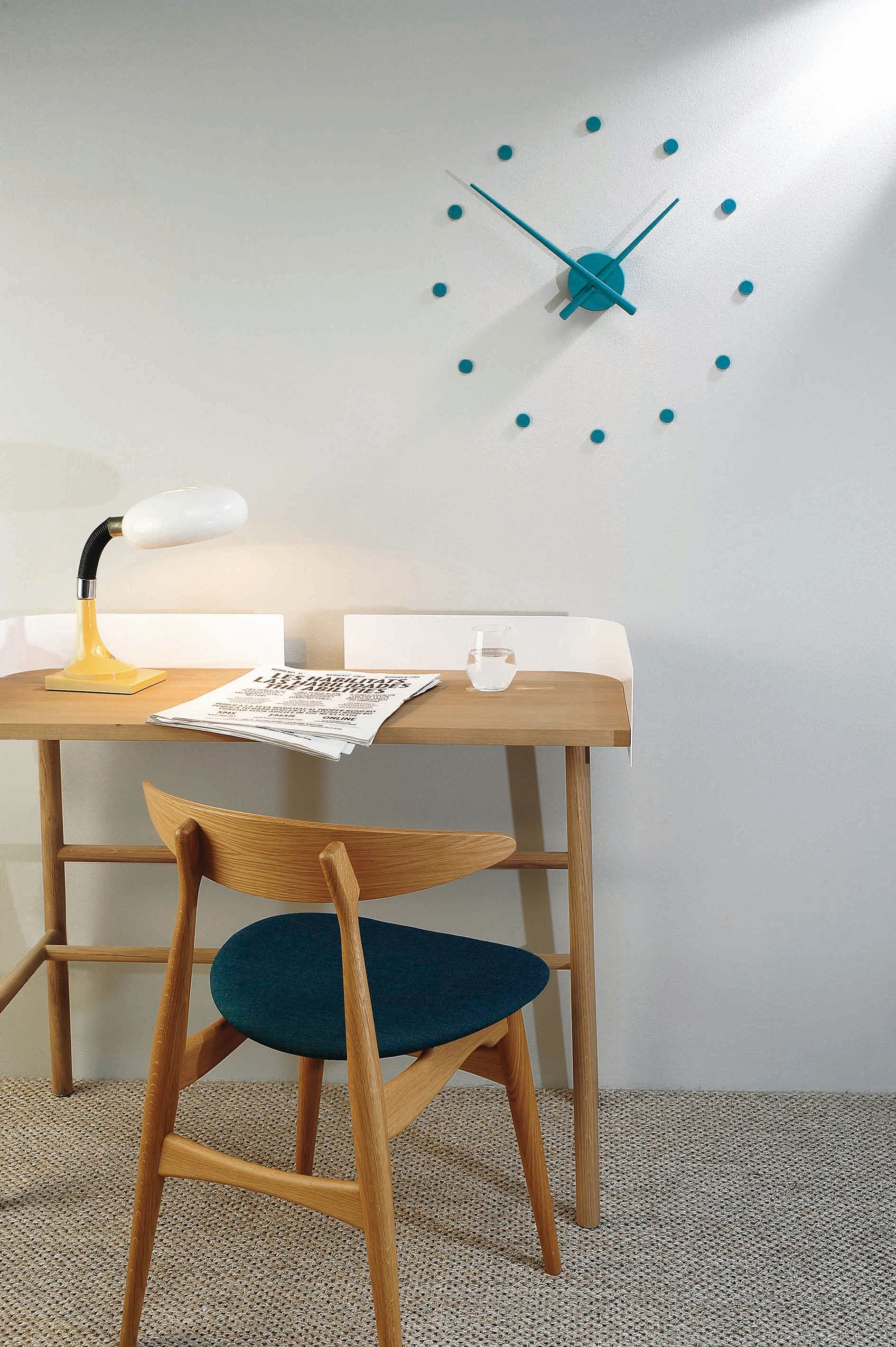 Wall Clock OJ MINI Ultramarine