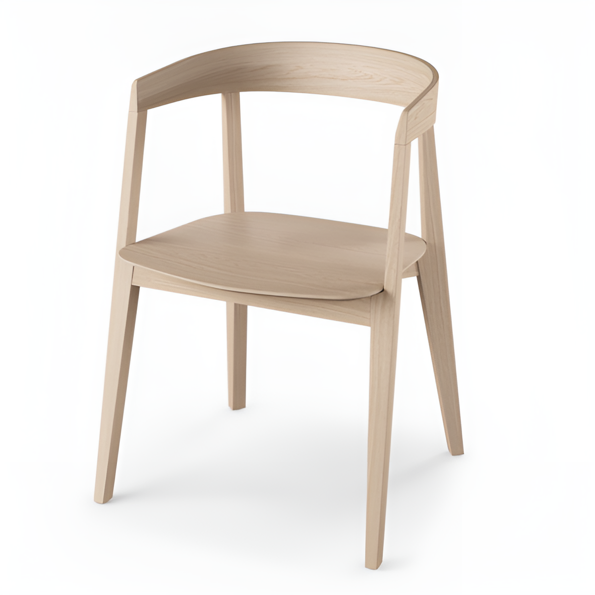Chair with nimm armrests B-4590 beech wood