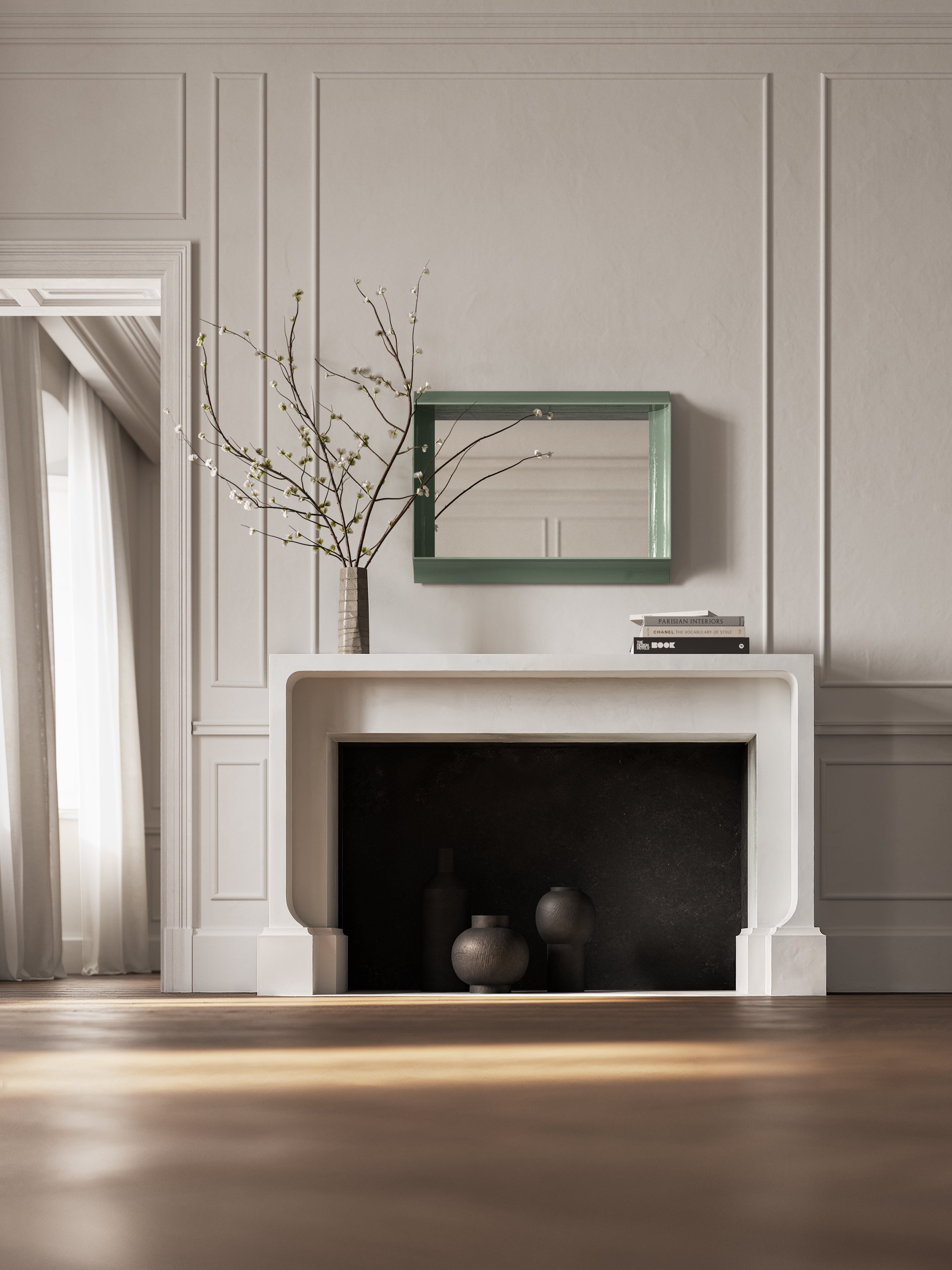 Nástenné svietidlo COVES terakota