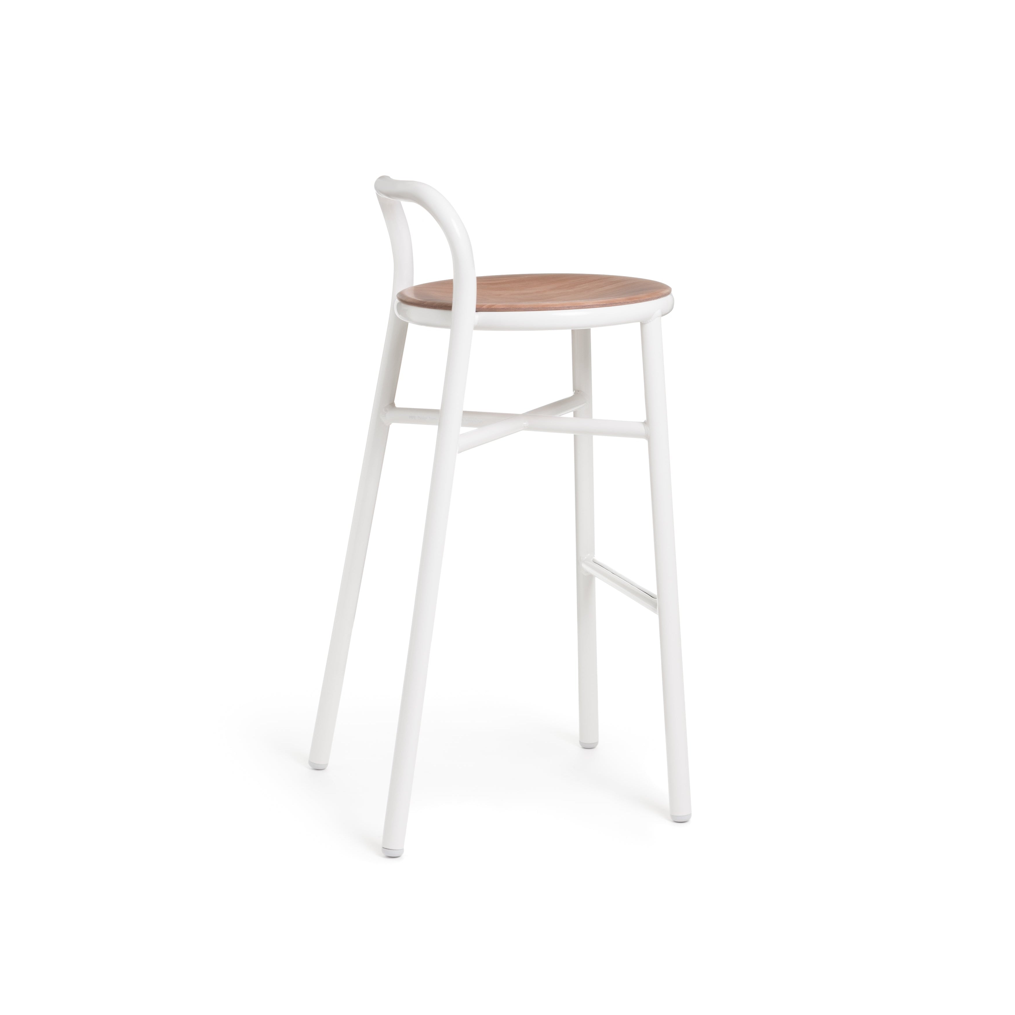 PIPE stool in light beech wood