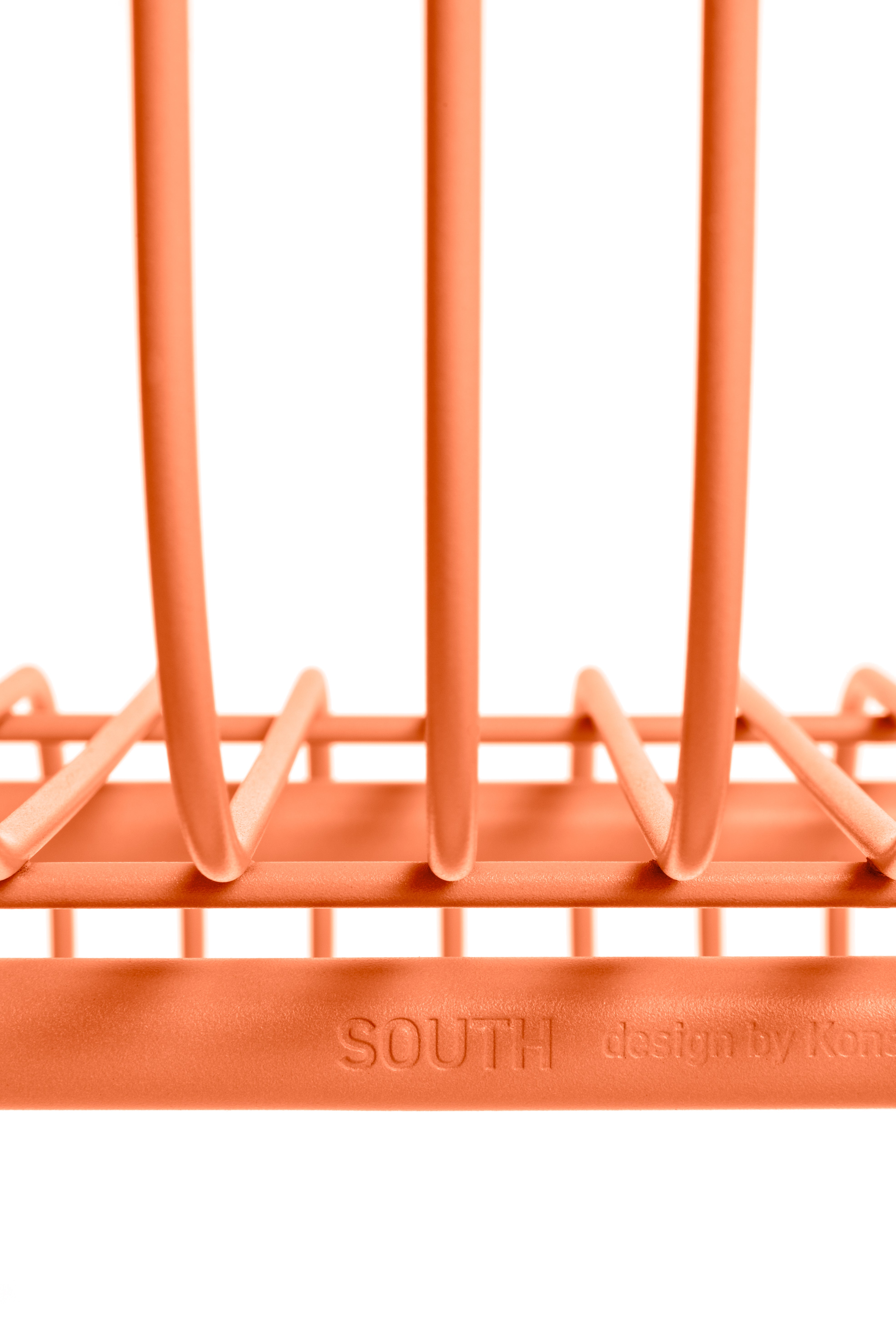 Záhradná lavička SOUTH oranžová