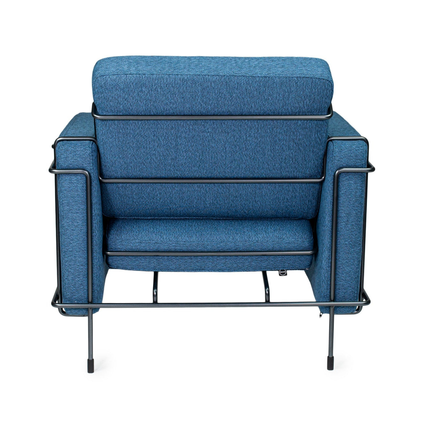 Fotel TRAFFIC čalúnený s čiernym oceľovým podstavcom