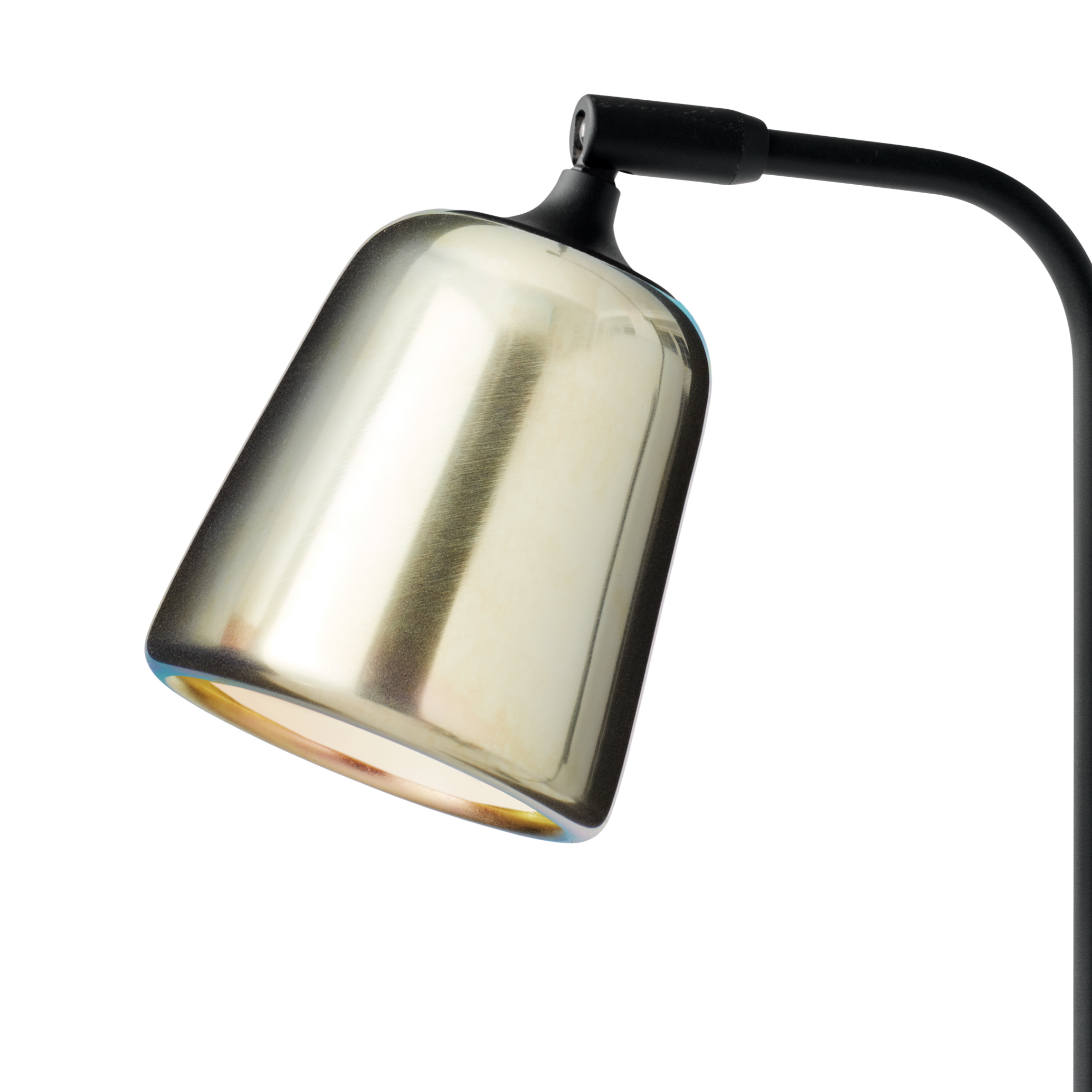 Stolná lampa MATERIÁL žltá oceľ