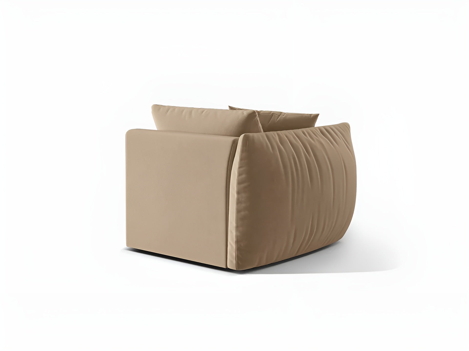 CHRIS Velvet Modular Sofa - Left Element in Sand