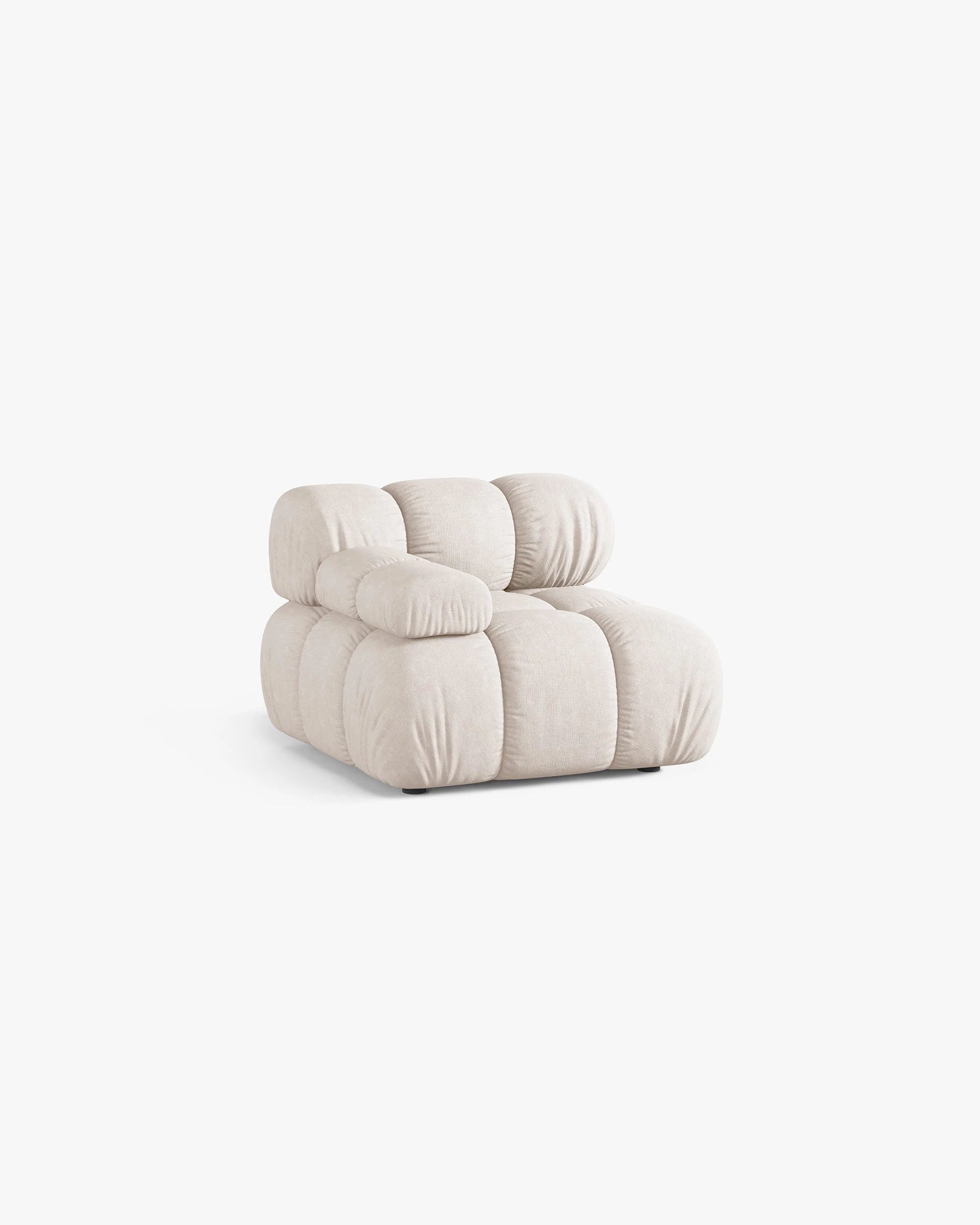 Sofa modulárna BELLIS - ľavý modul v béžovej farbe