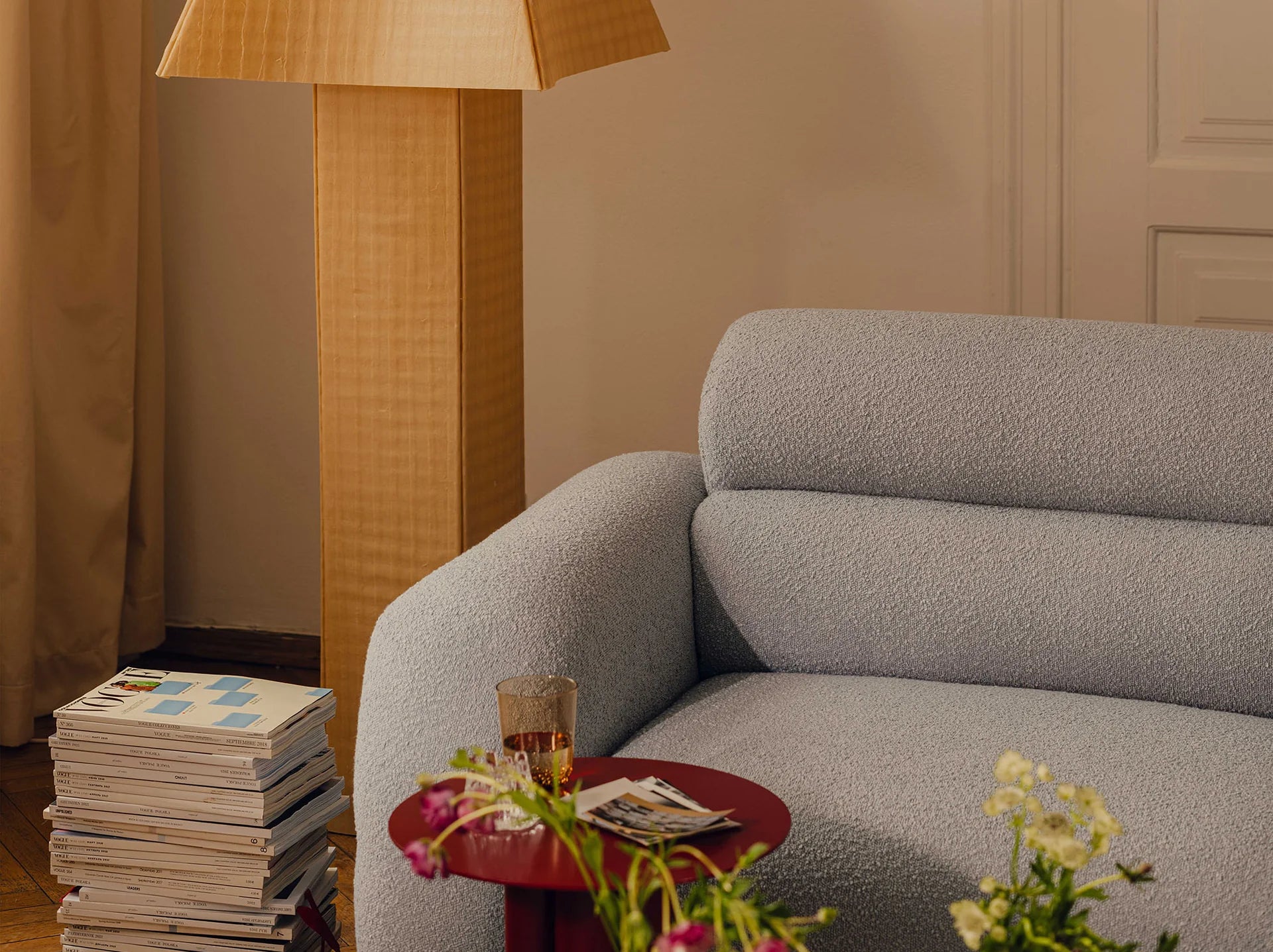 Sofa modulárna NEO - pravý modul hnedý boucle