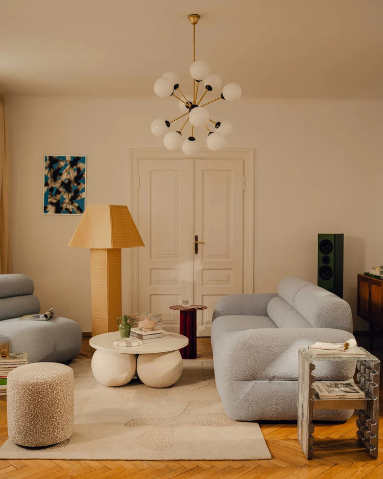 Modulárna pohovka NEO - rohový modul v horčicovom šenile