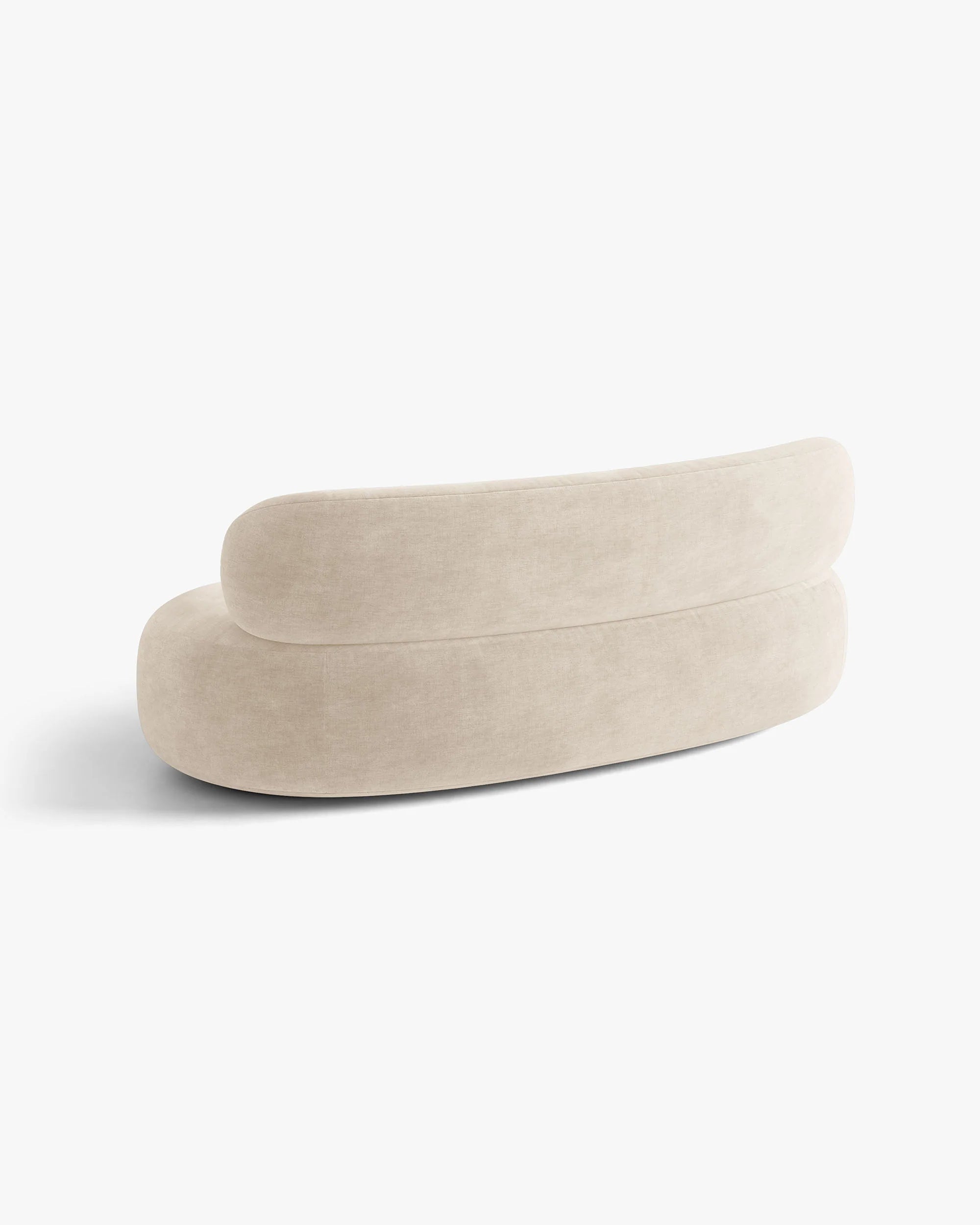 Sofa pre 3 osoby AURA svetlo béžový šenil