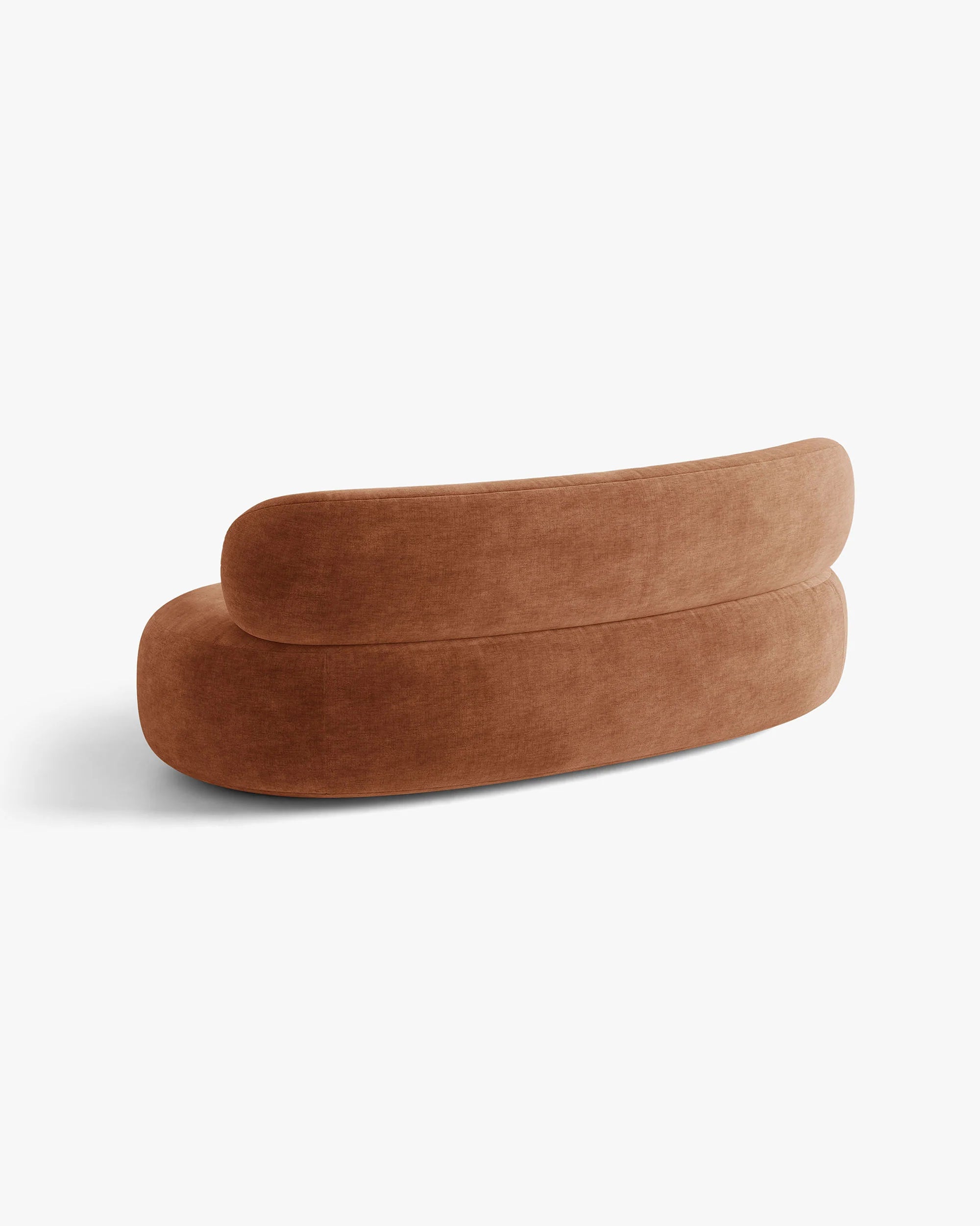 Sofa 3-osobová AURA tehlovočervený šenil