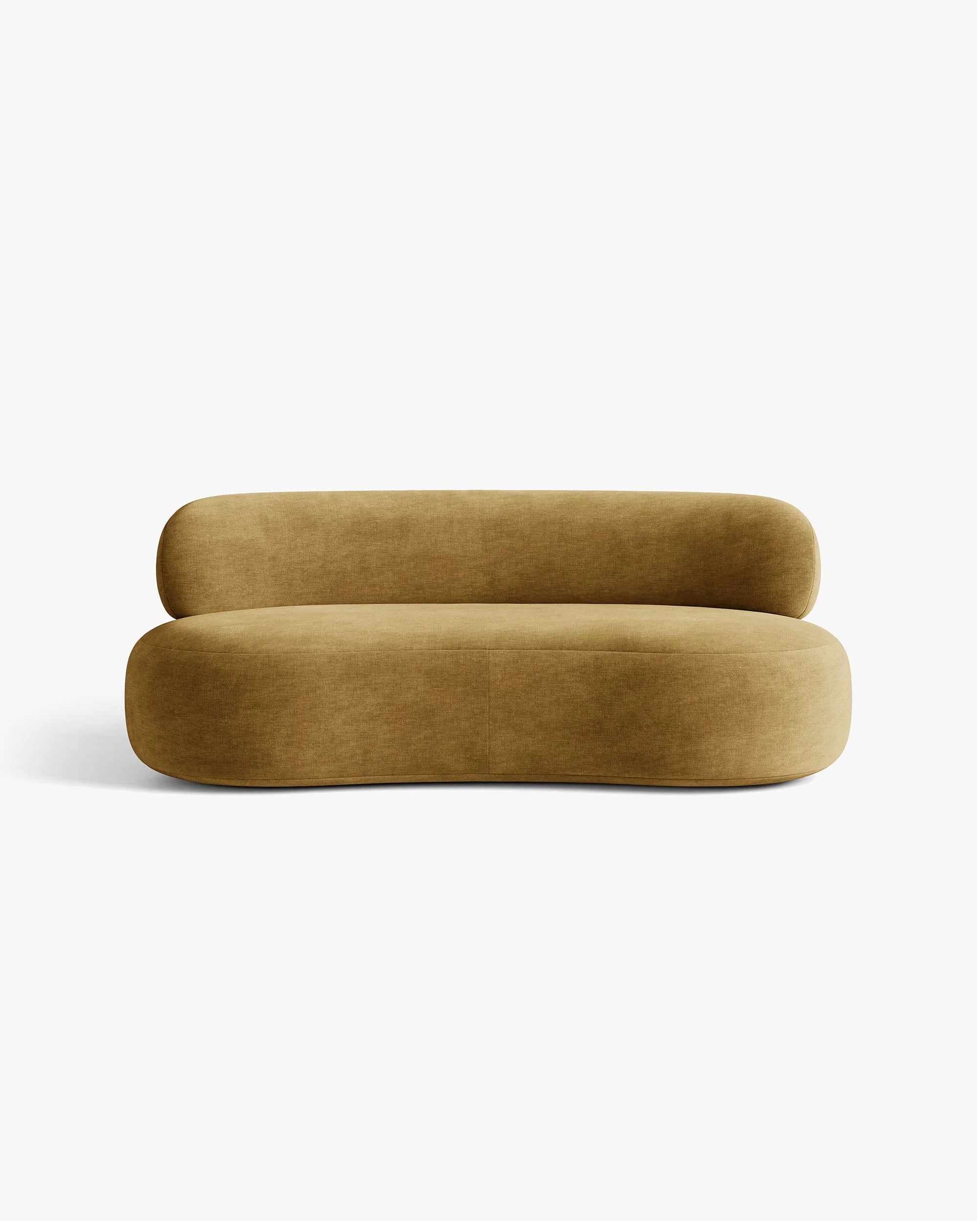 Sofa pre 3 osoby AURA v horčicovom šenile