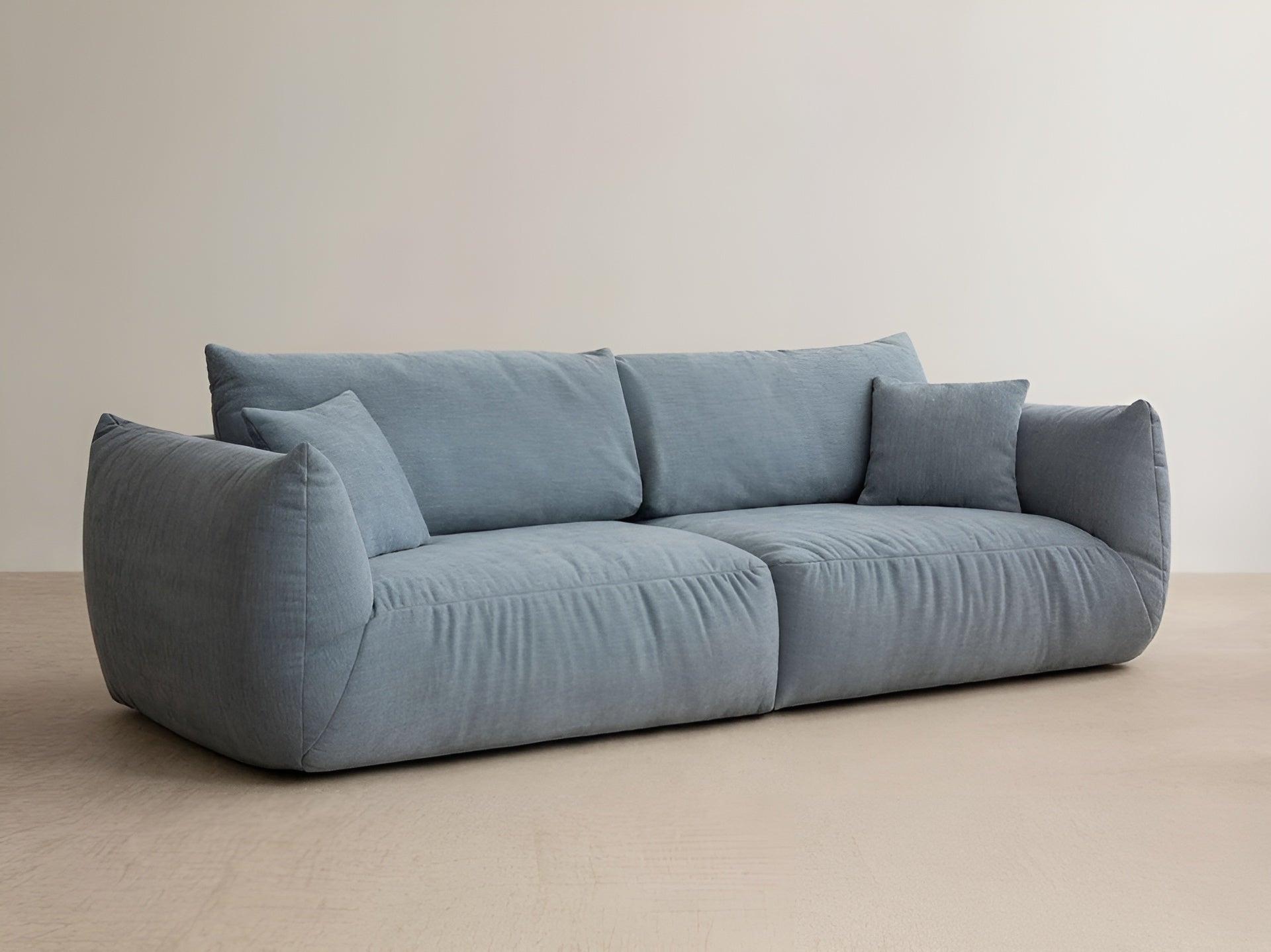 Pohovka pre 4 osoby CHRIS svetlomodrý szenil