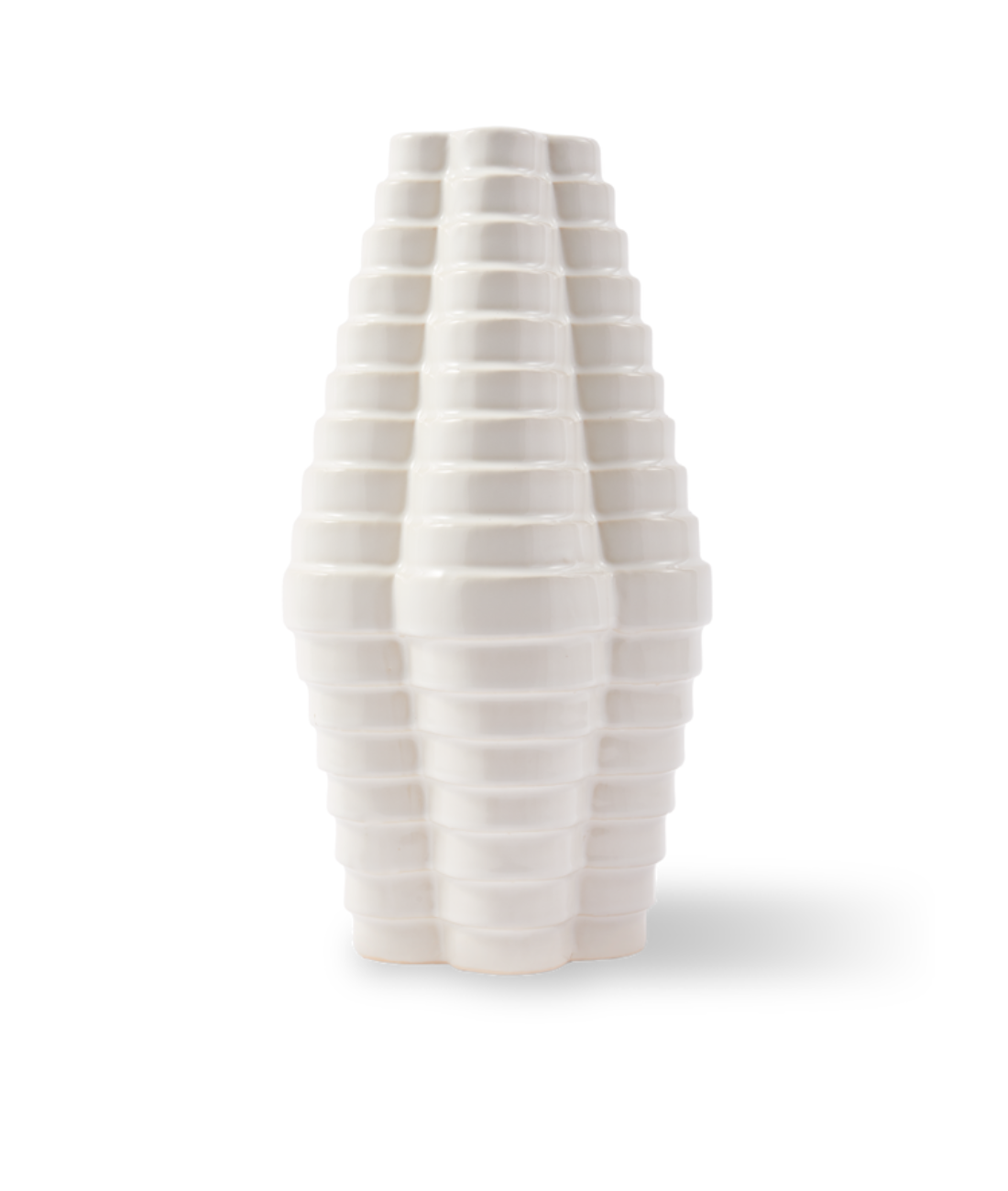 Váza MILLE-FEUILLE biela