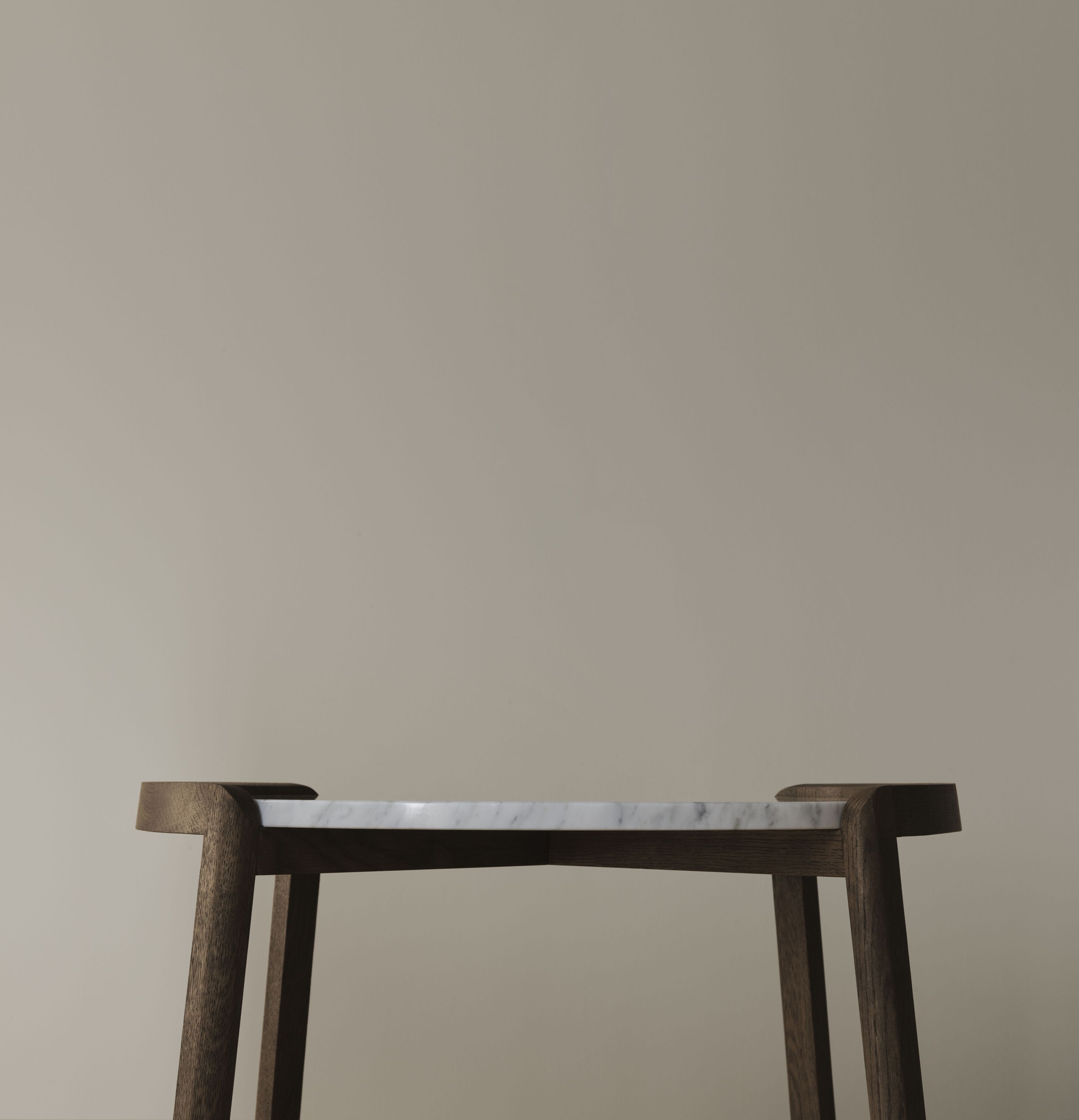 Kávový stolík MIX mramor s dubovým drevom