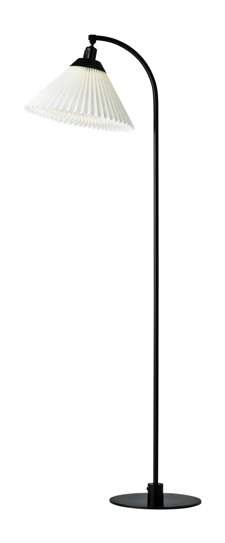 Stojaca lampa MODEL 368 biela s čiernym podstavcom