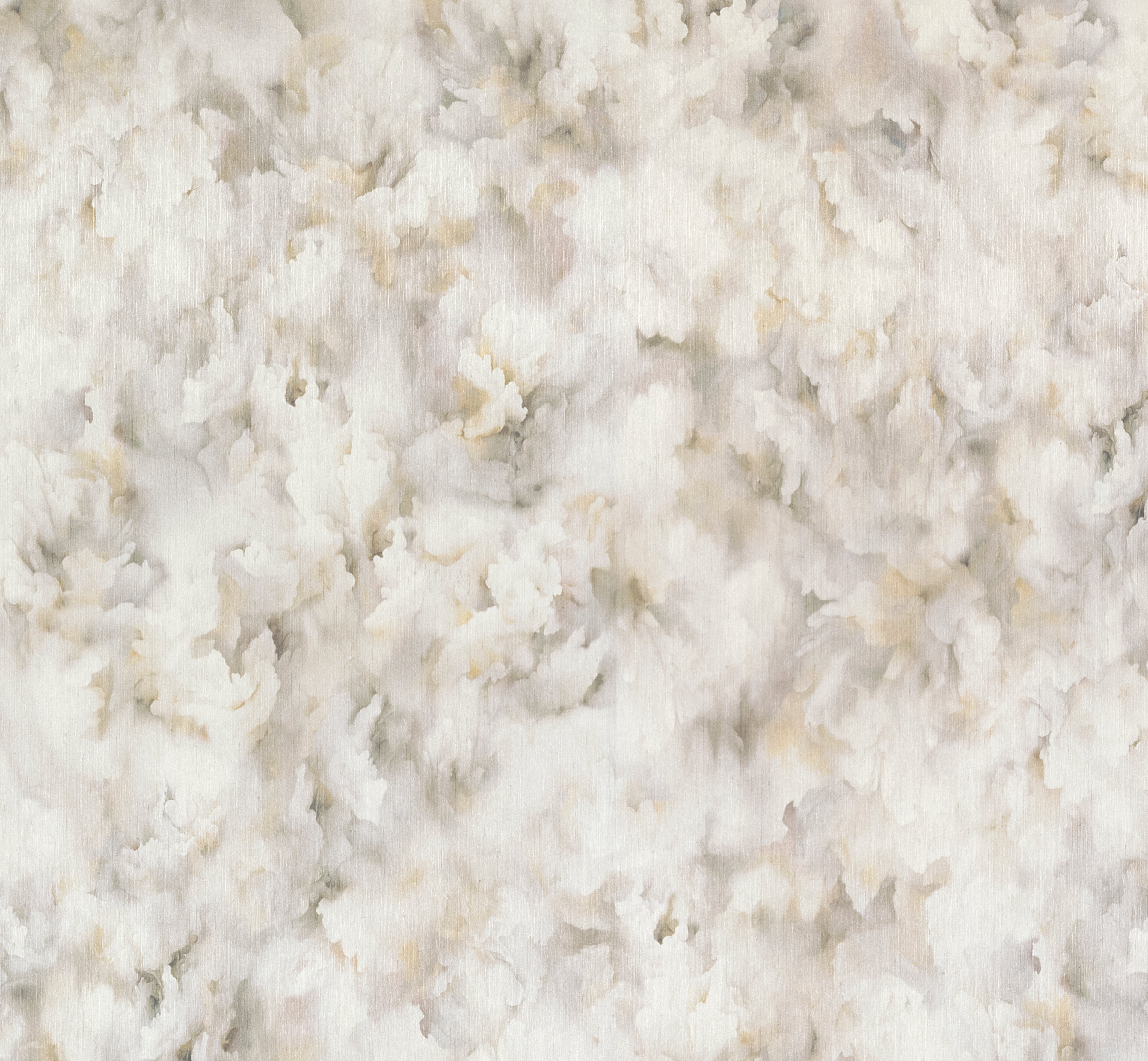 Textilná tapeta z hodvábu s motívom kvetinových lupienkov SILK BOMBIS béžová s bielou