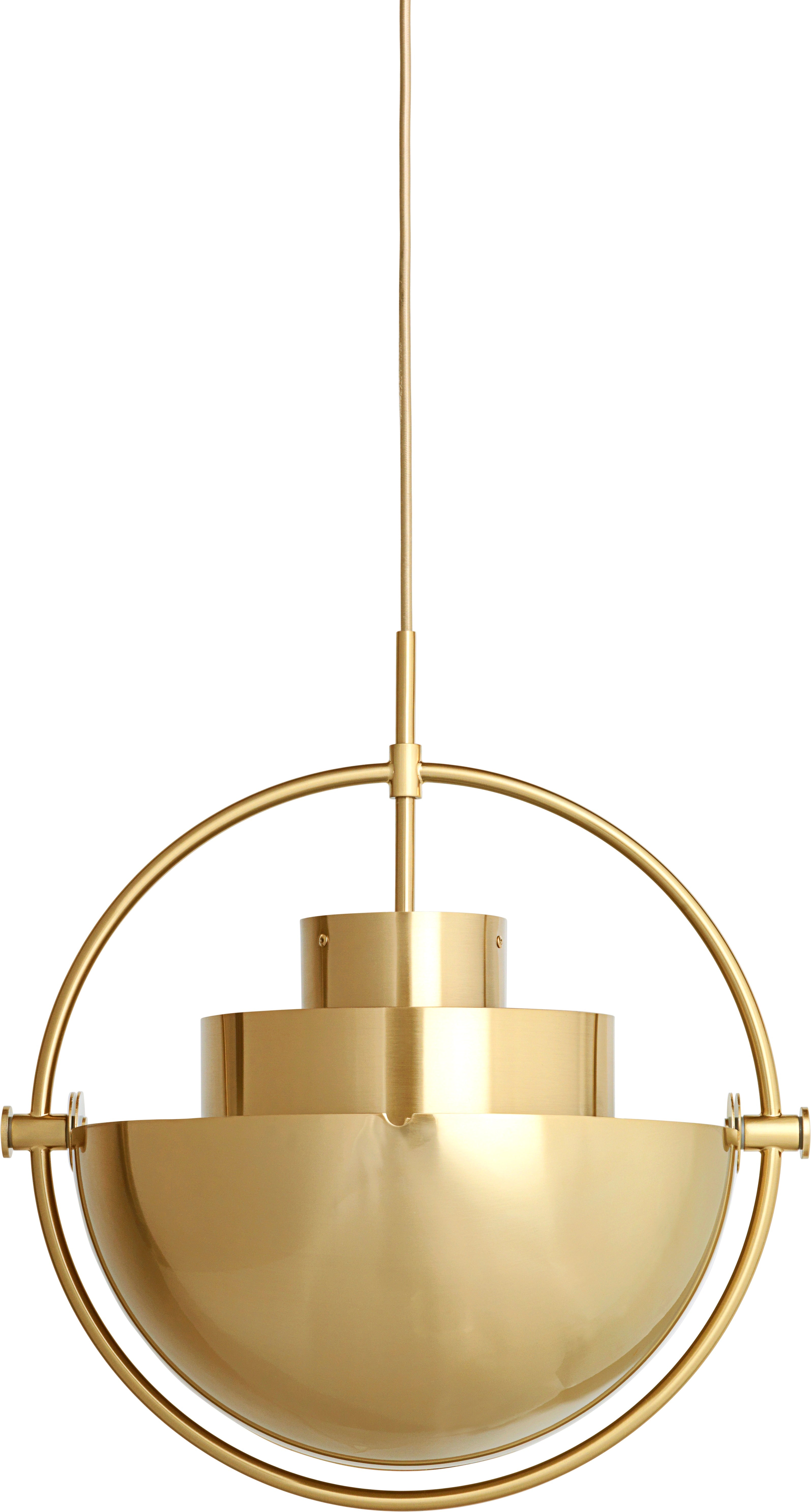 Lampa wisząca MULTI-LITE mosiężny