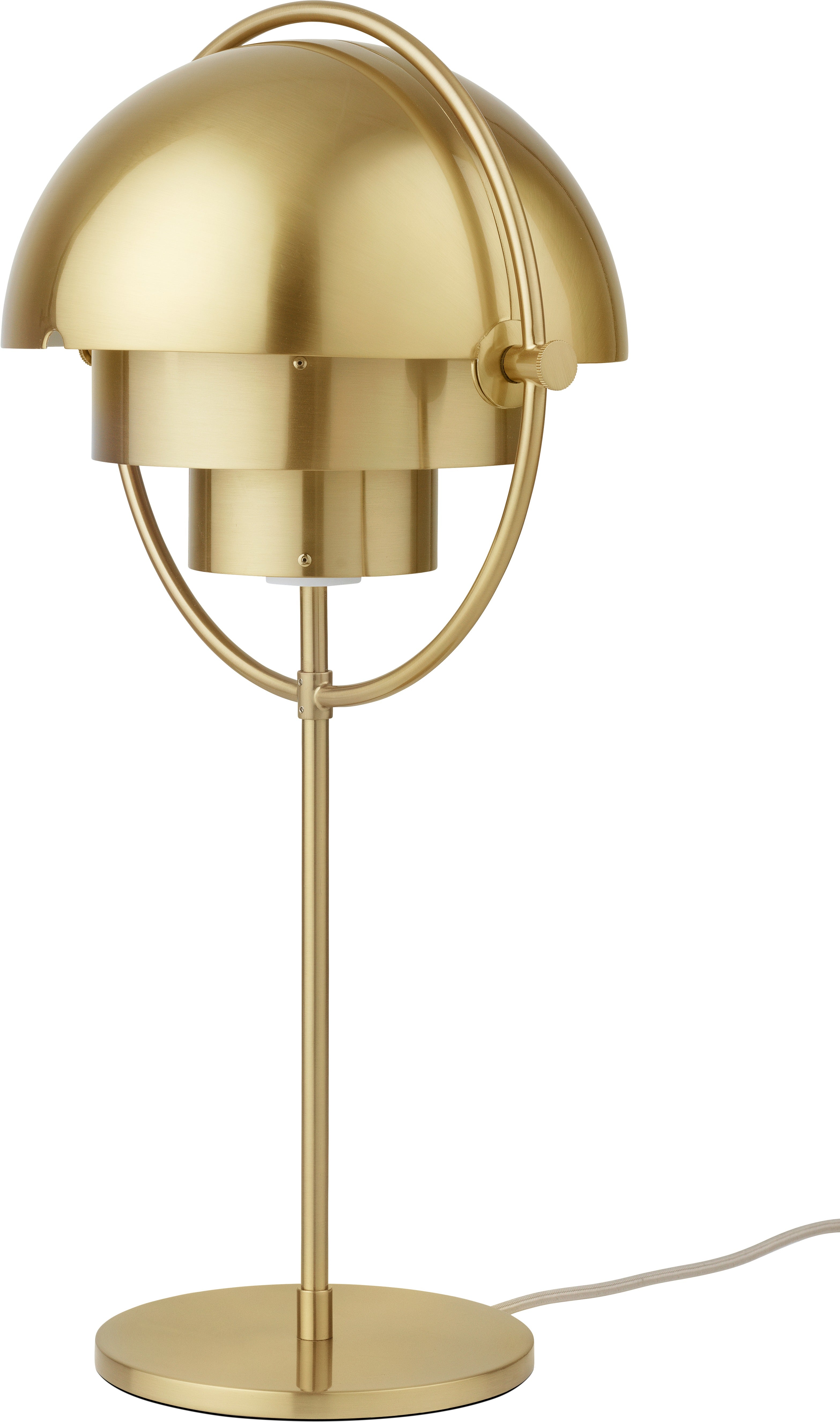 Stolná lampa MULTI-LITE mosadzná