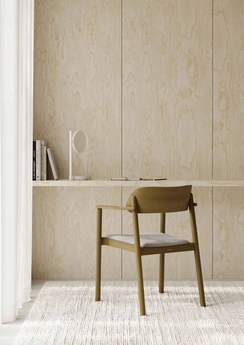 Chair with nimm armrests B-4590 beech wood