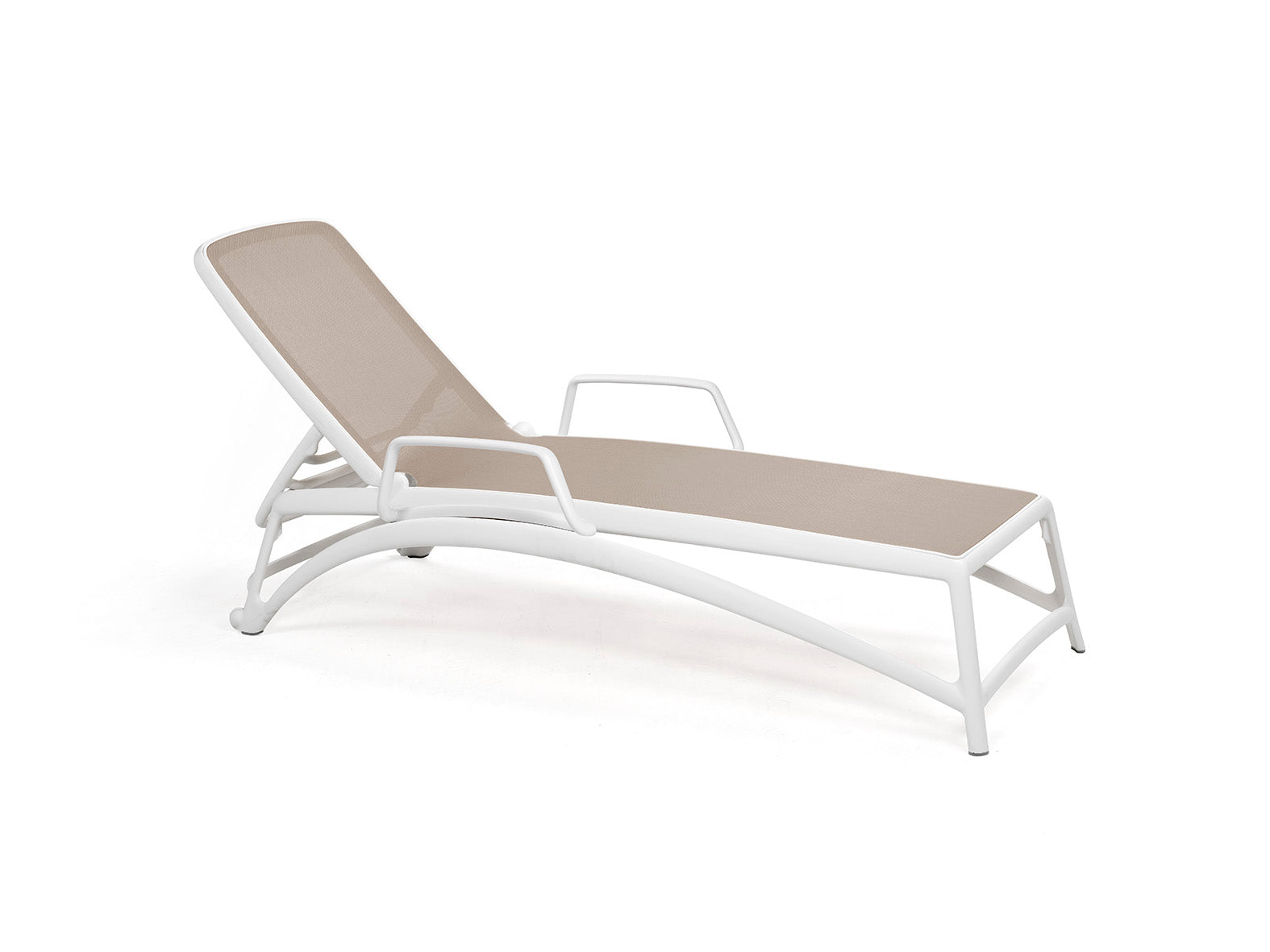 ATLANTICO White Outdoor Lounger
