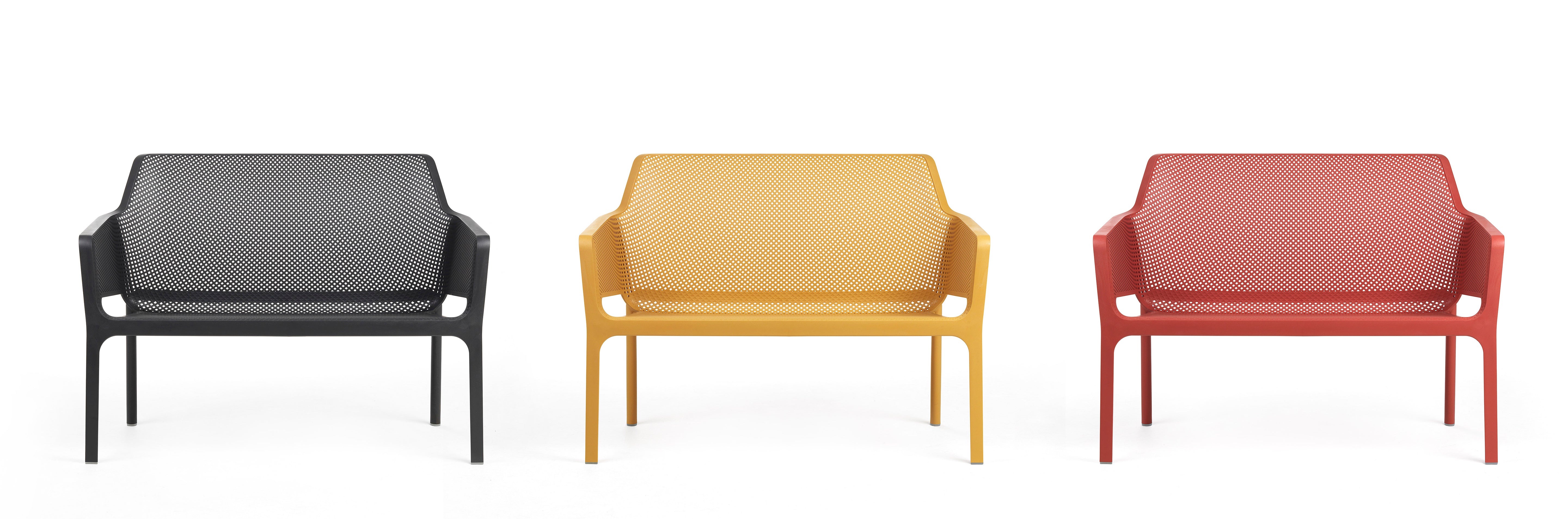 NET Outdoor Bench Mustard