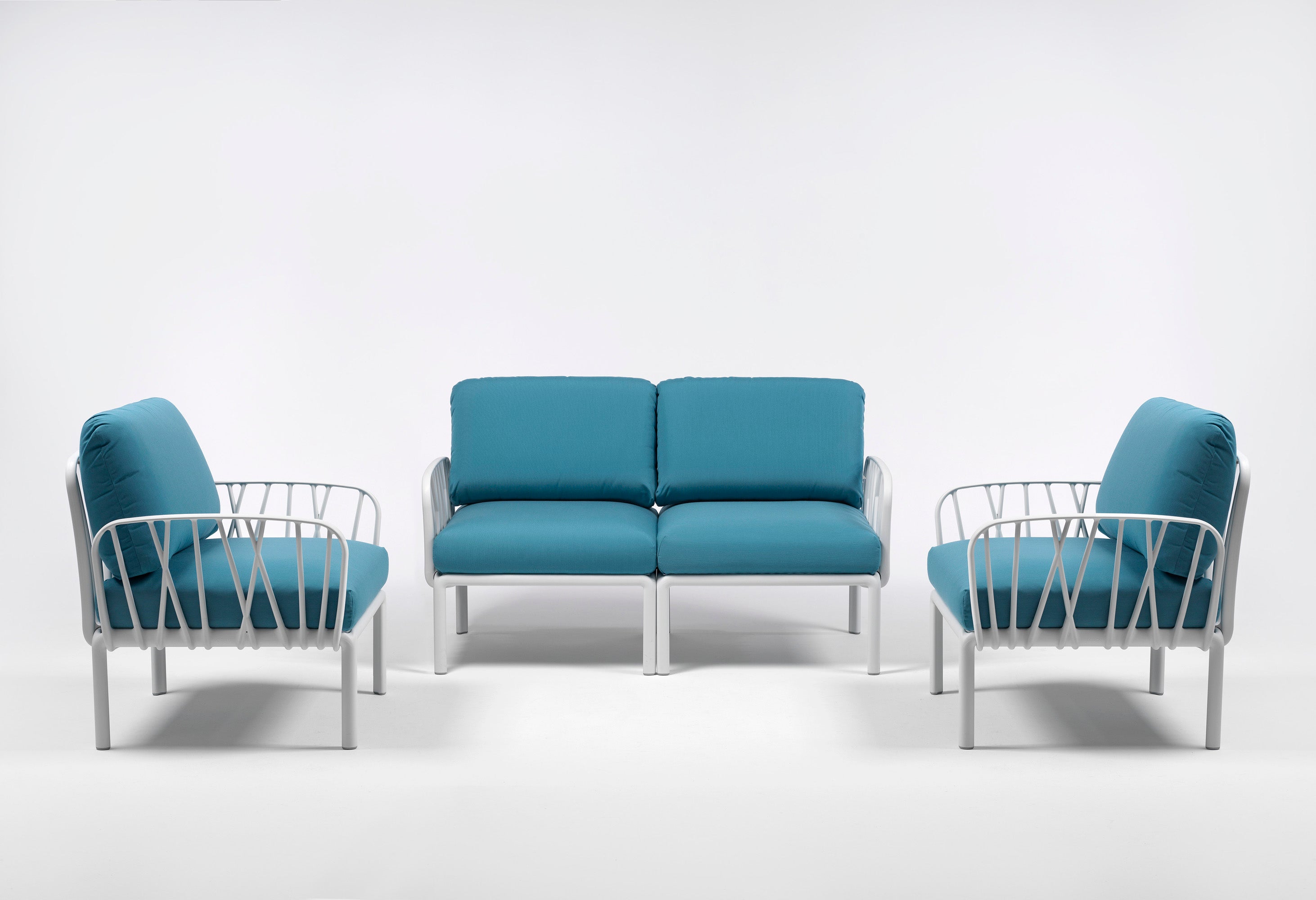 Záhradná stolička KOMODO zelená Sunbrella® s antracitovým podstavcom [Antonina]