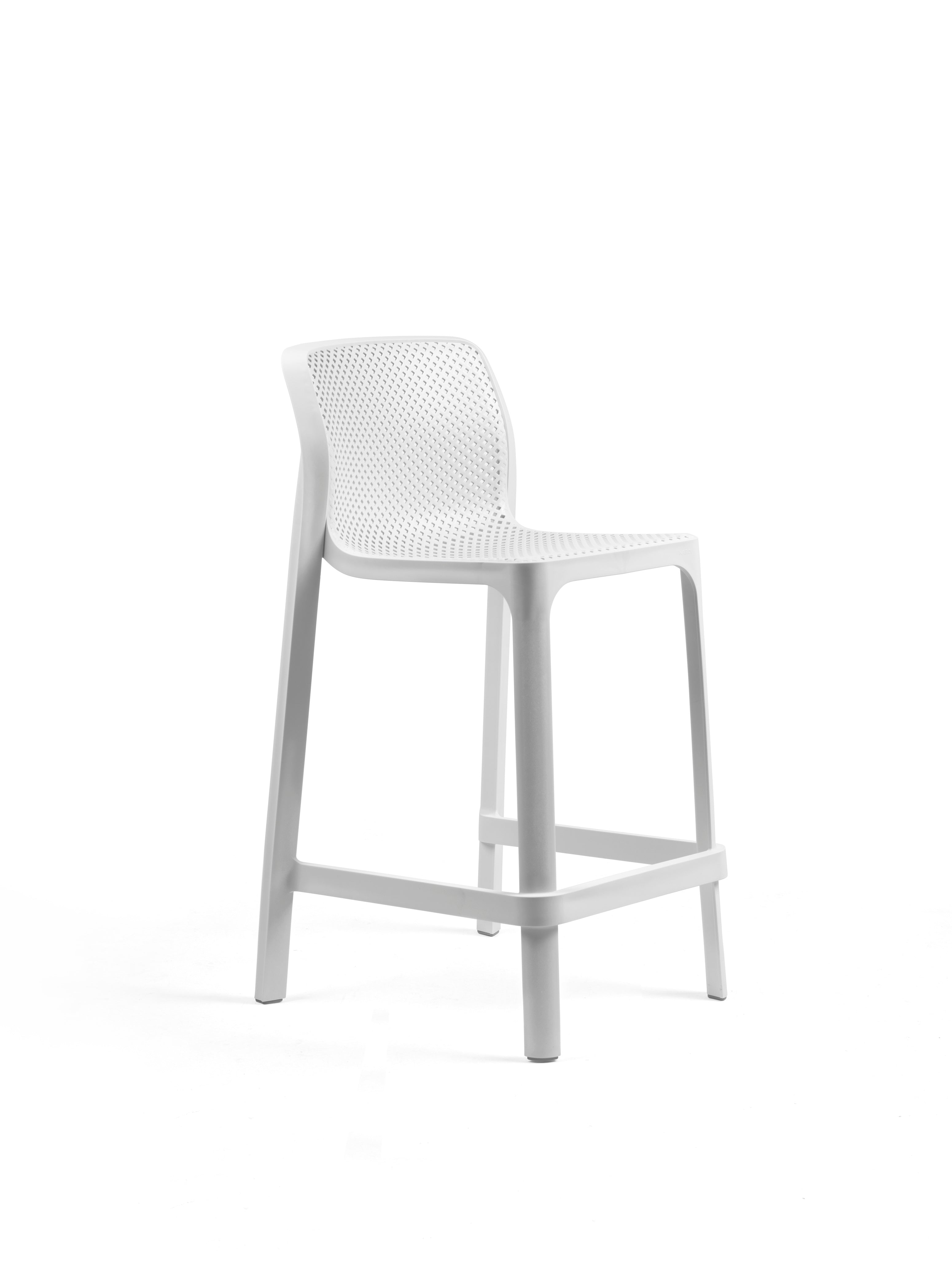 White NET Outdoor Stool