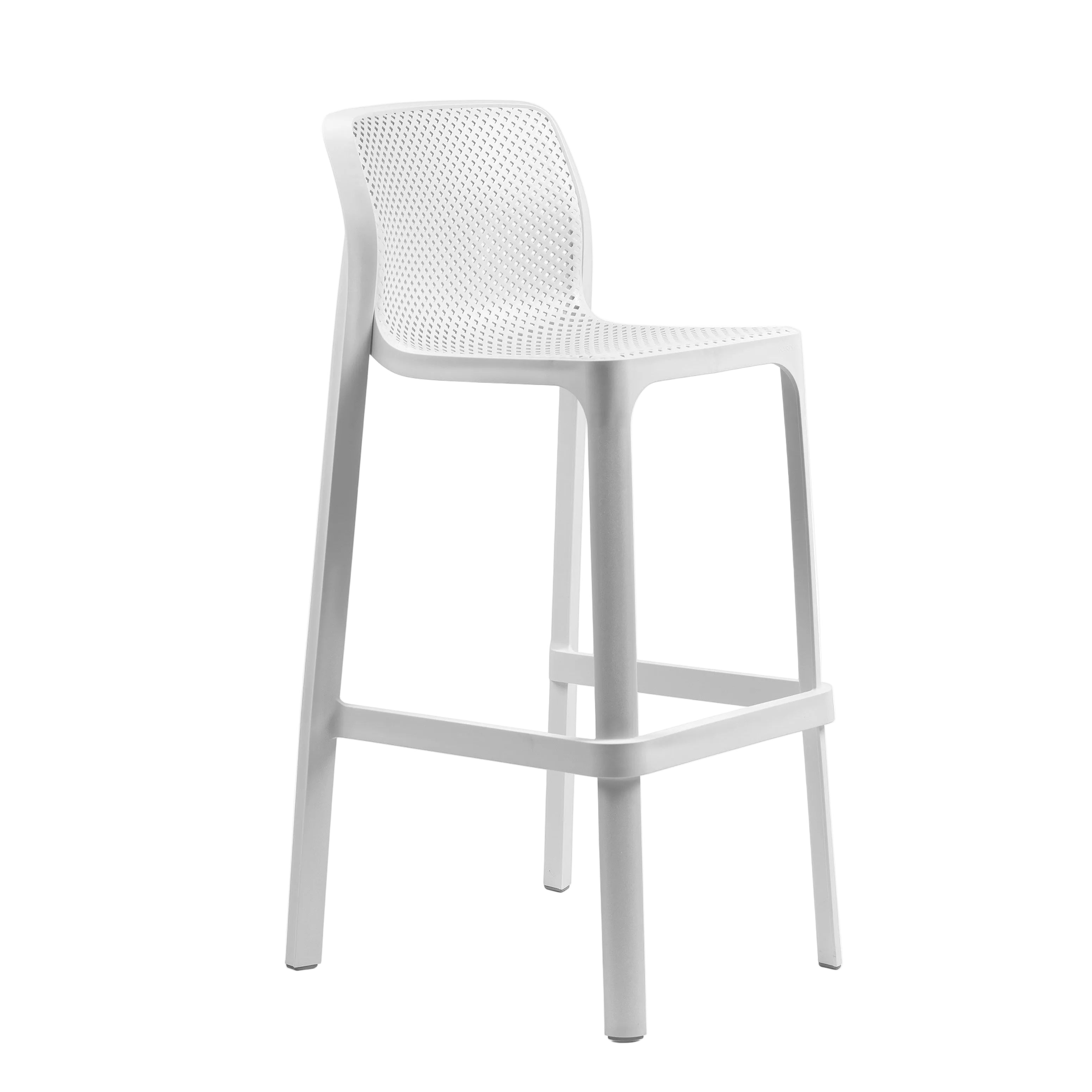 White NET Outdoor Stool