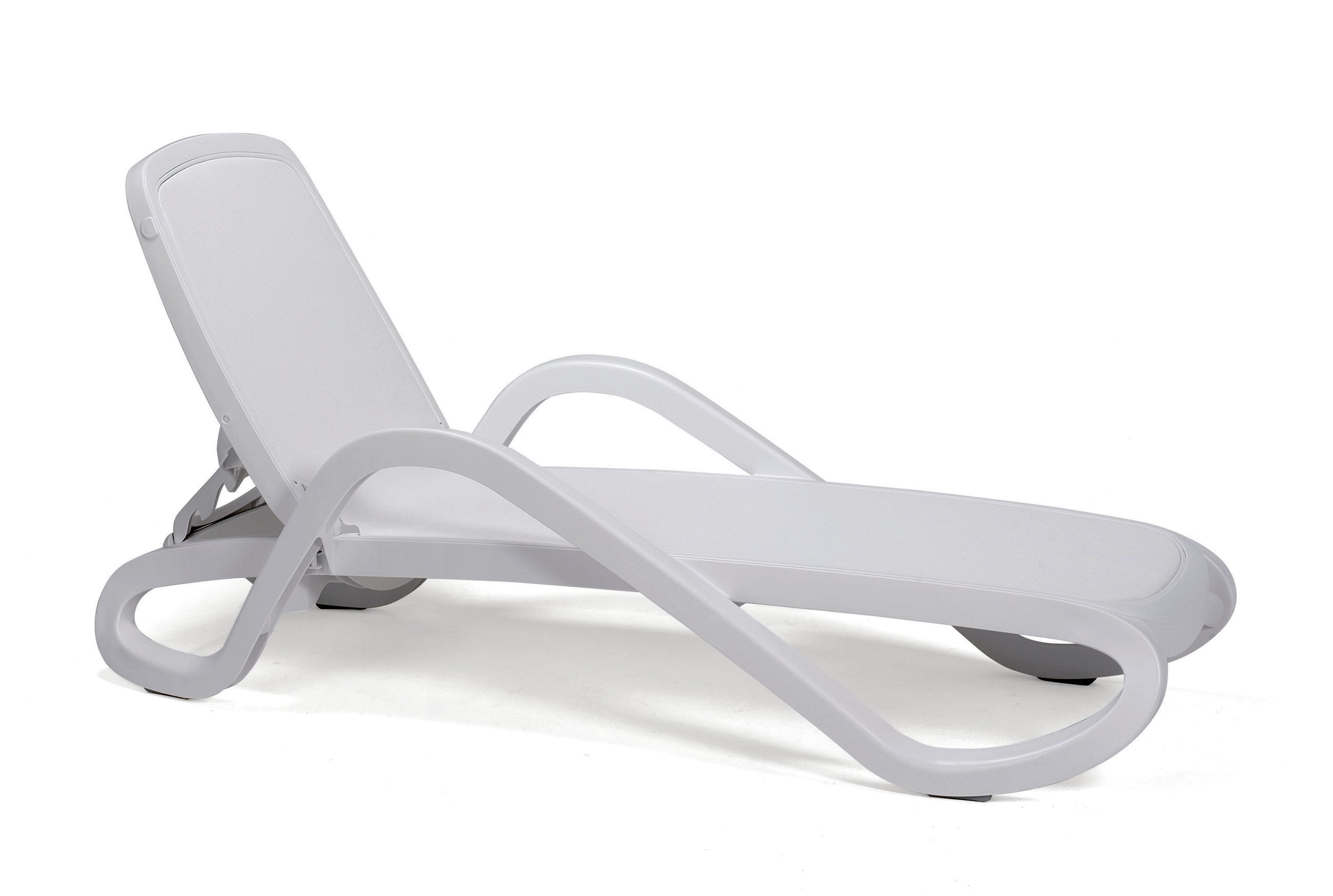 ALFA White Outdoor Lounger