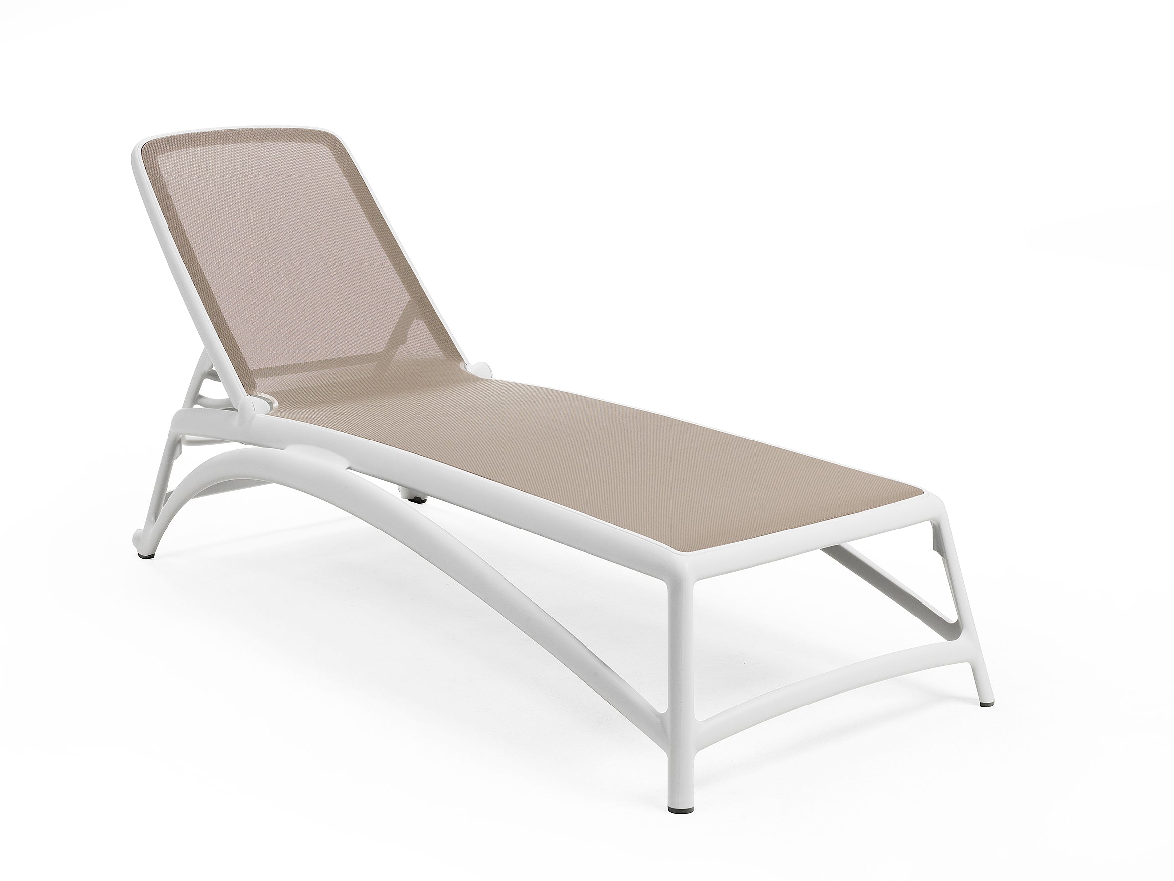 ATLANTICO White Outdoor Lounger
