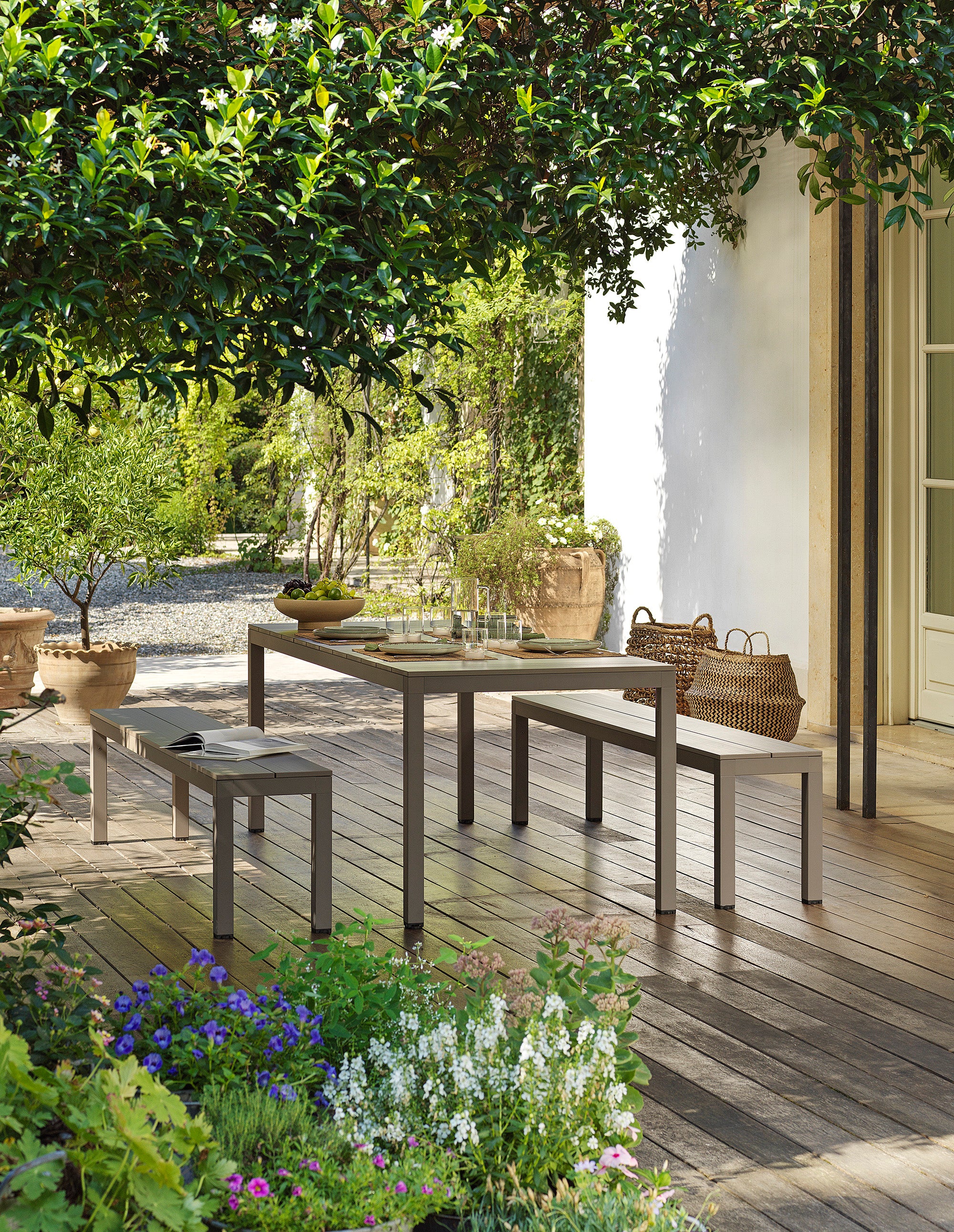 RIO Outdoor Bench White